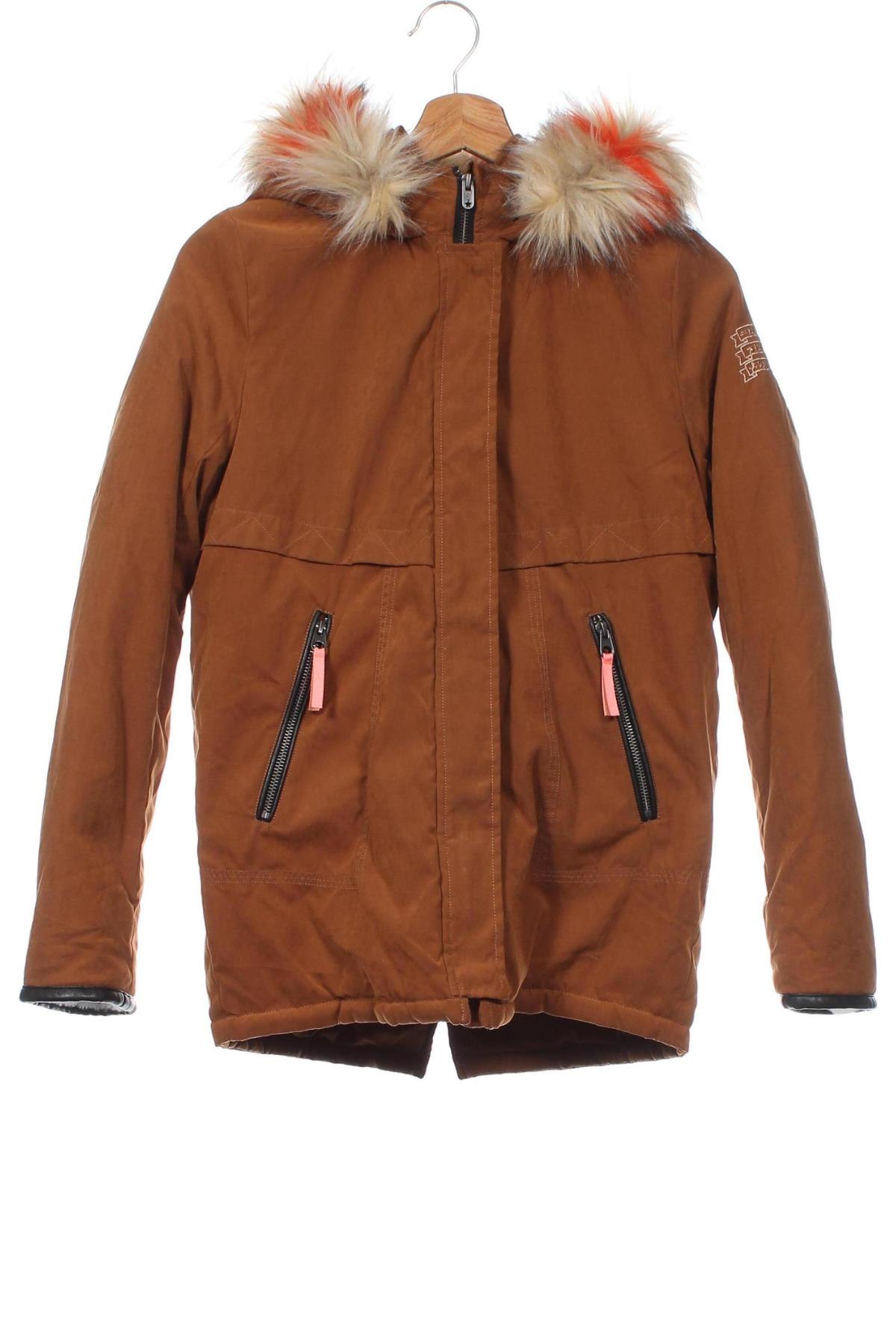 Kinderjacke IKKS, Größe 10-11y/ 146-152 cm, Farbe Braun, Preis € 73,07