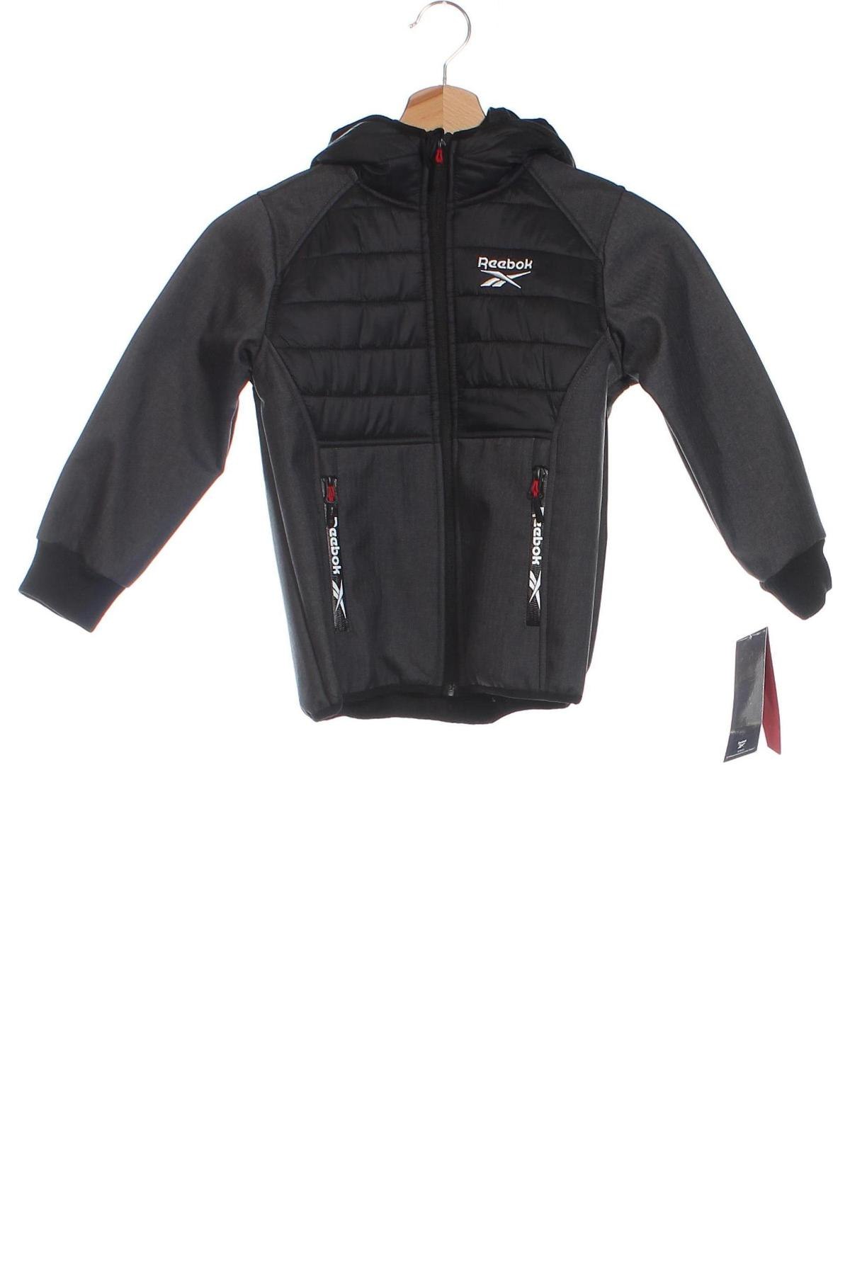 Kinderjacke Reebok, Größe 5-6y/ 116-122 cm, Farbe Grau, Preis 40,72 €