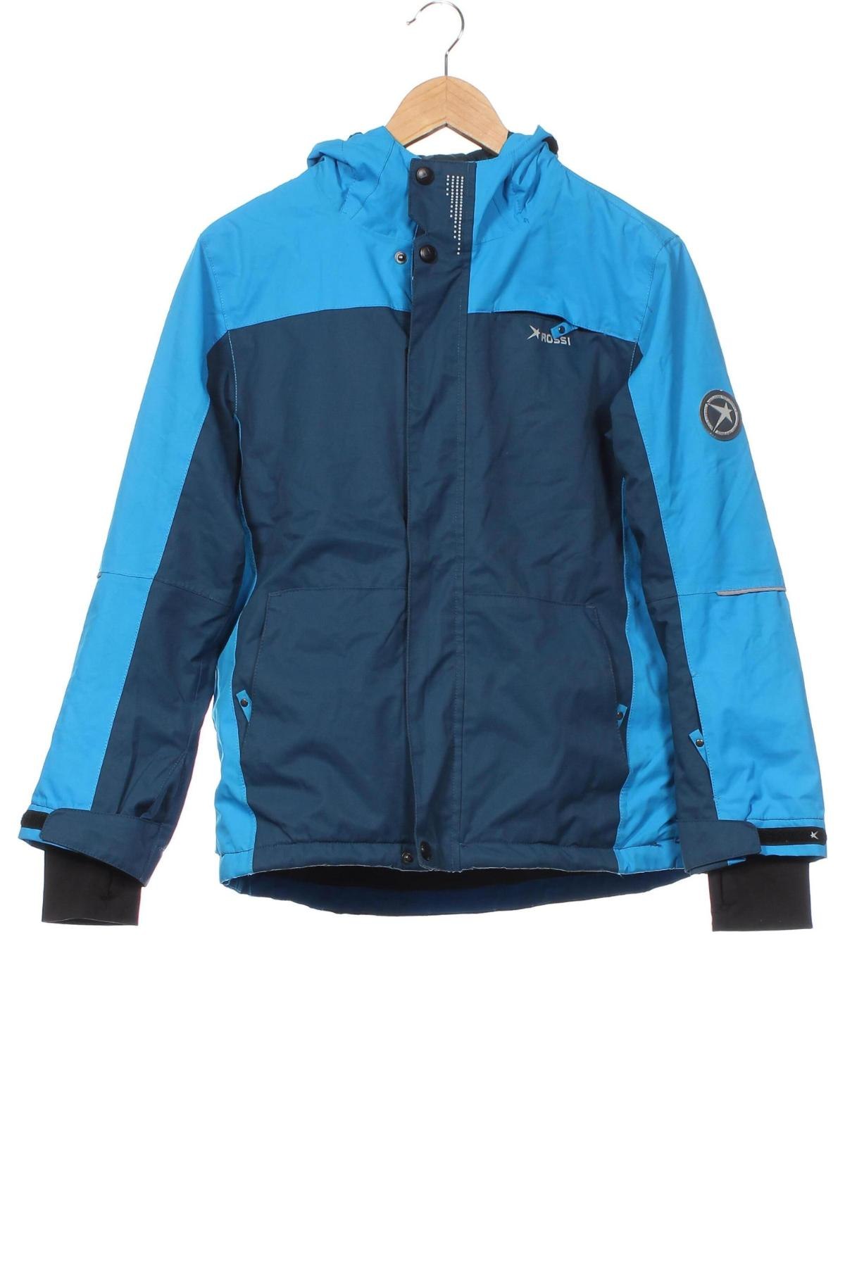 Kinderjacke für Wintersport Ross, Größe 10-11y/ 146-152 cm, Farbe Blau, Preis 18,79 €