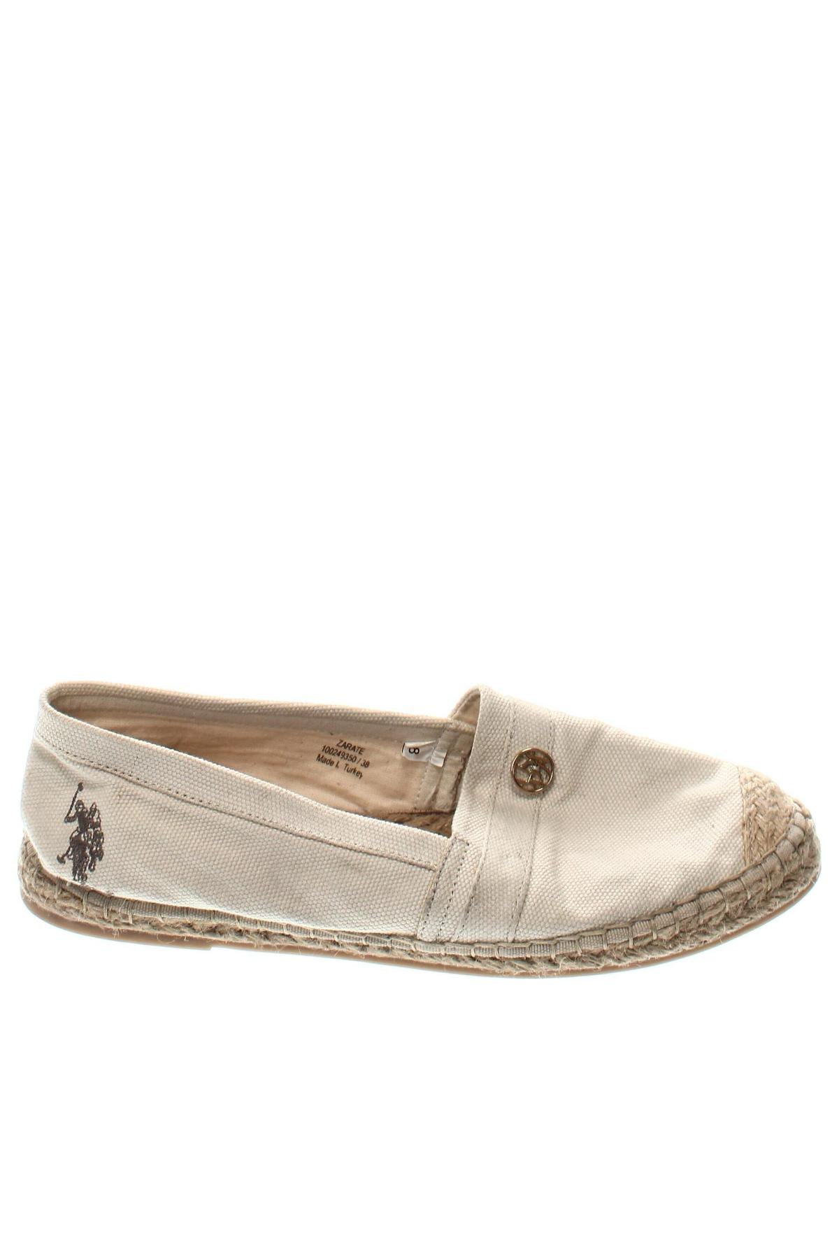 Espadryle U.S. Polo Assn., Rozmiar 38, Kolor Beżowy, Cena 301,27 zł