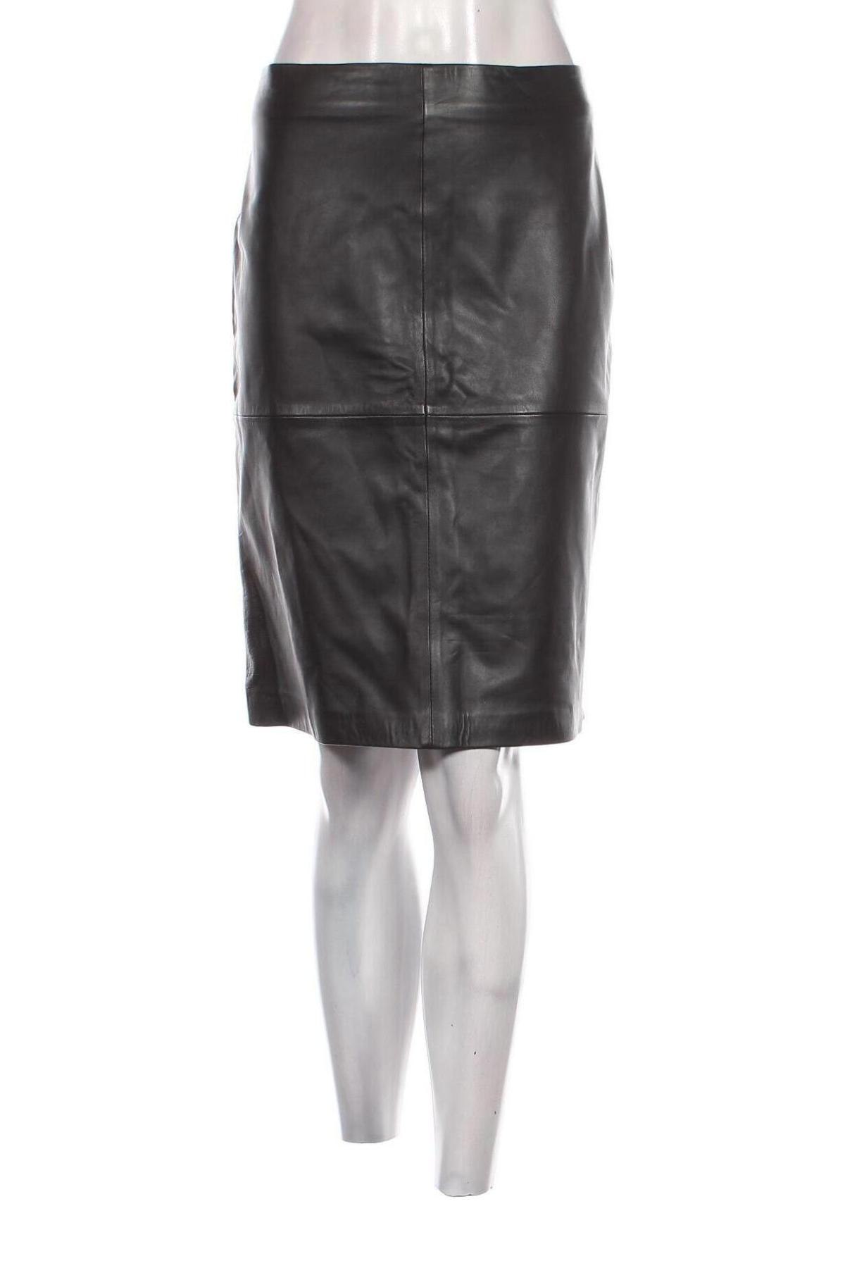 Kožená sukňa  Mango, Veľkosť L, Farba Čierna, Cena  143,87 €