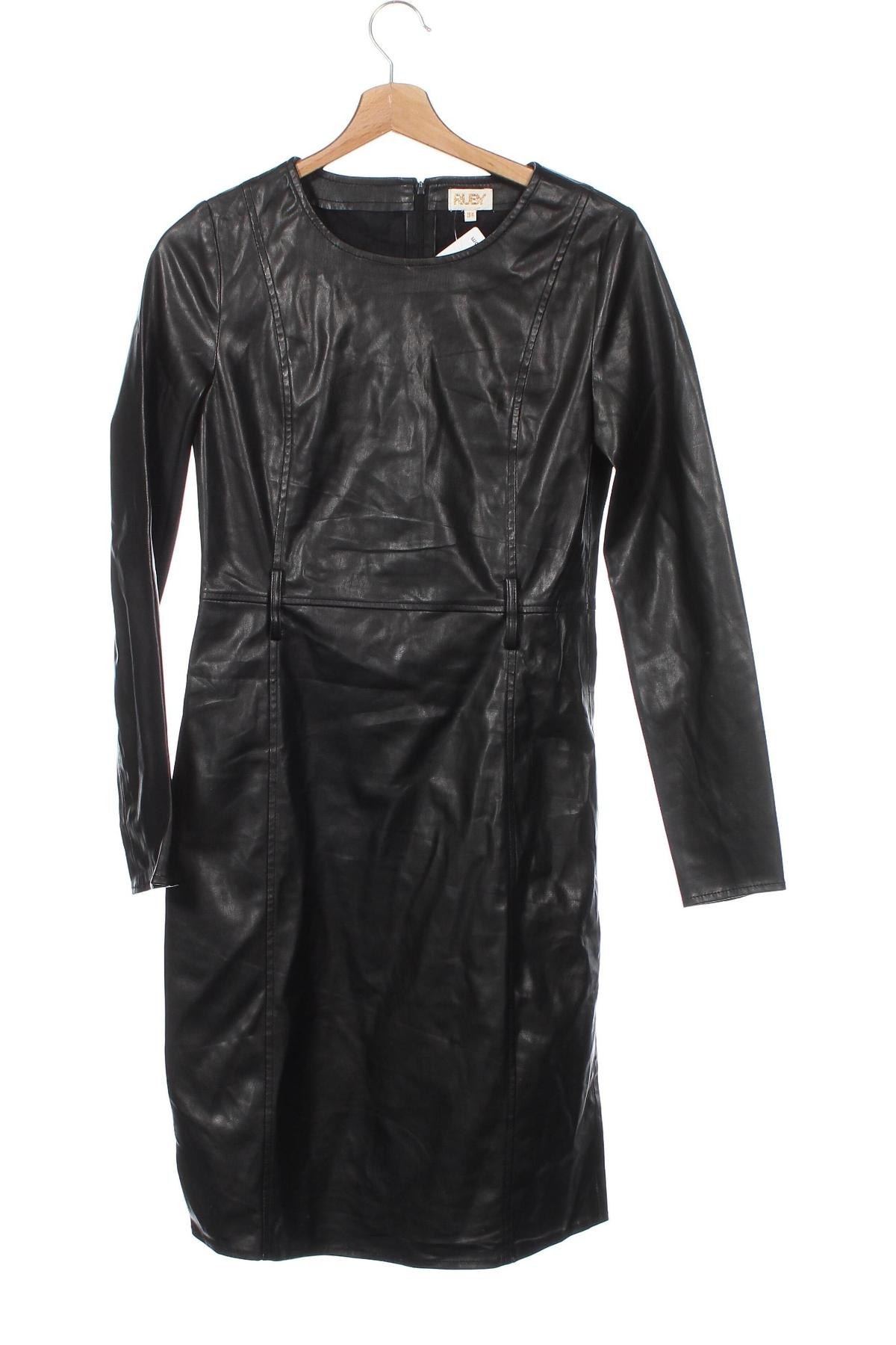 Δερμάτινο φόρεμα Ruby, Μέγεθος XS, Χρώμα Μαύρο, Τιμή 20,29 €