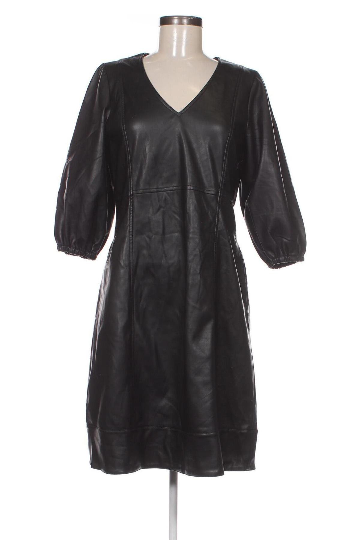 Kožené šaty  Wehkamp, Veľkosť M, Farba Čierna, Cena  3,45 €