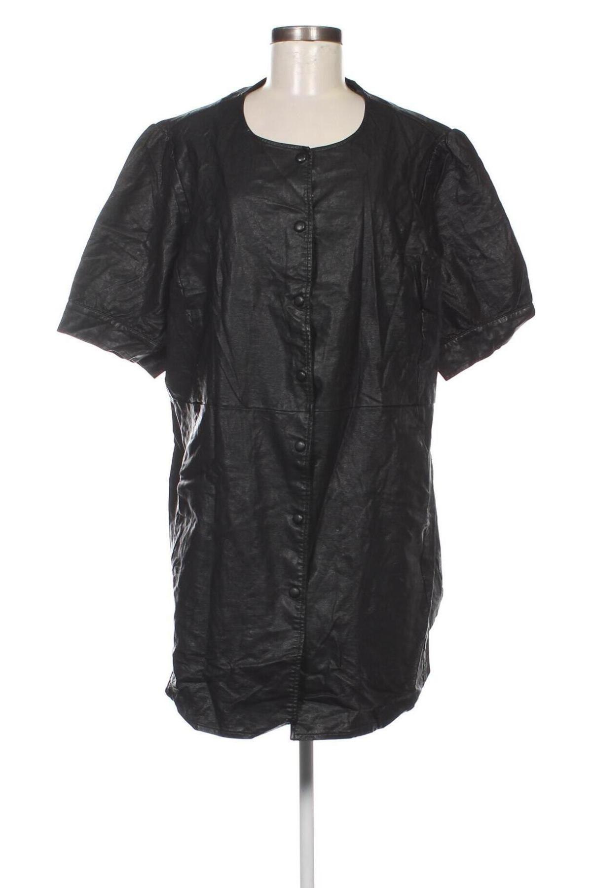 Lederkleid Zizzi, Größe XXL, Farbe Schwarz, Preis 14,66 €