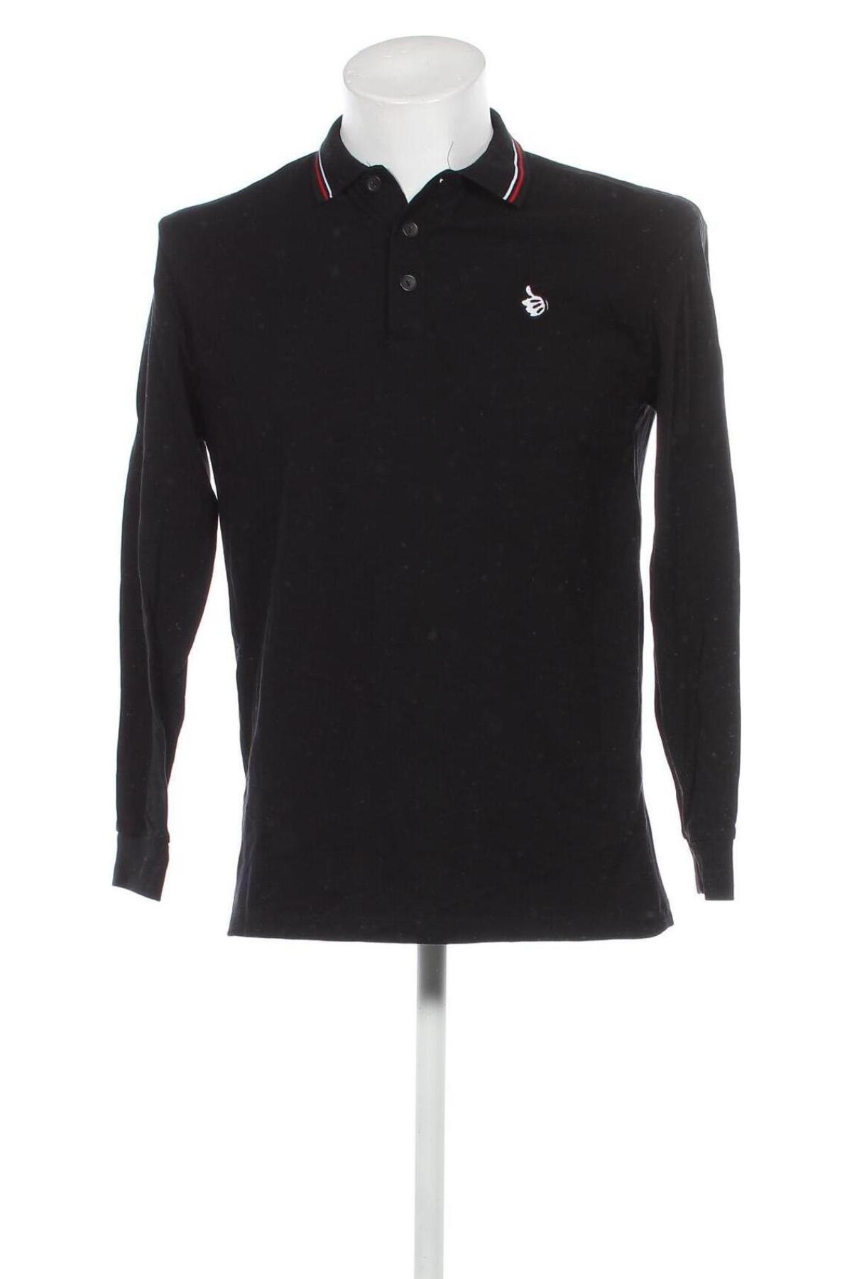 Мъжка блуза Bershka, Размер M, Цвят Черен, Цена 6,84 лв.