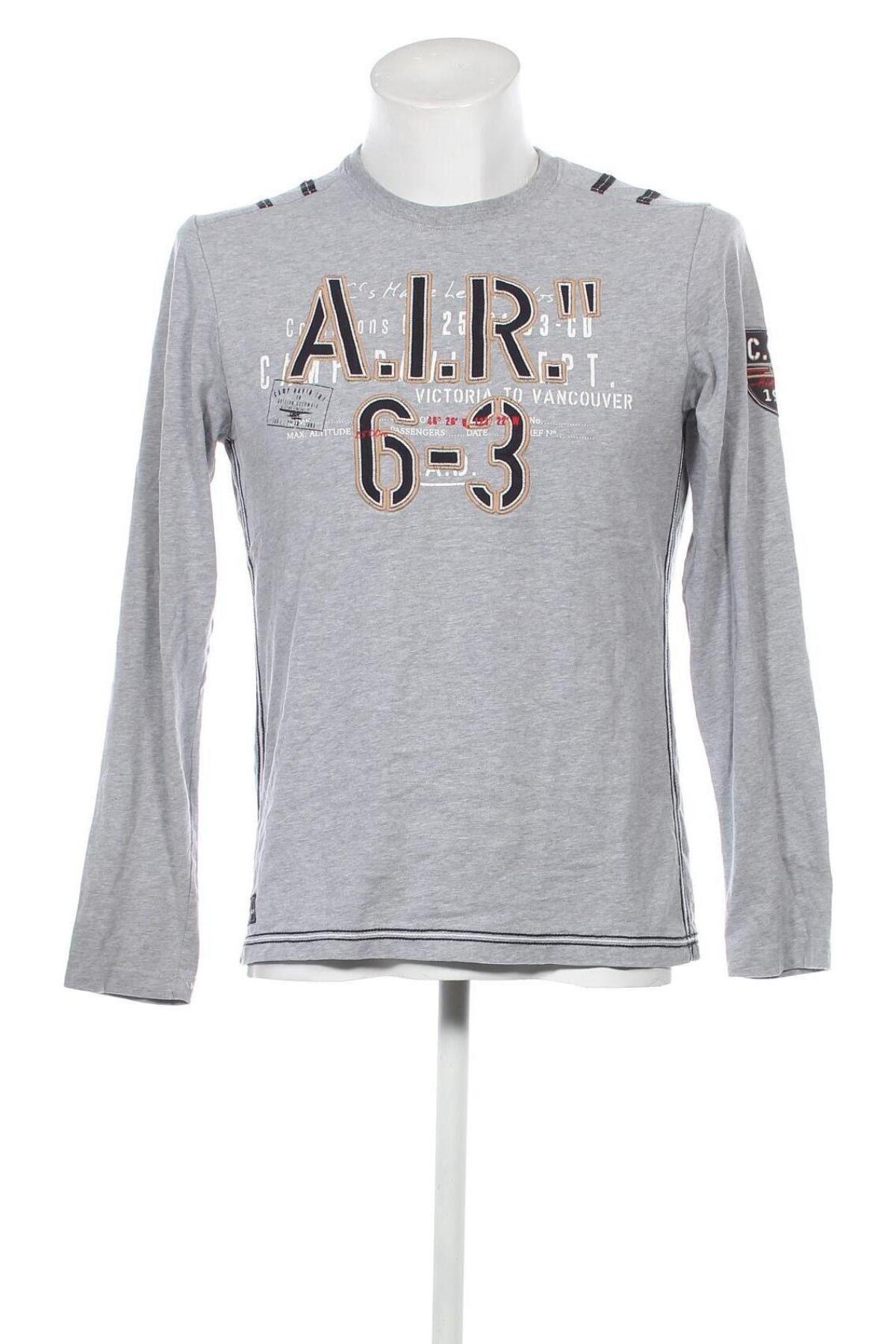 Herren Shirt Camp David, Größe M, Farbe Grau, Preis 33,40 €