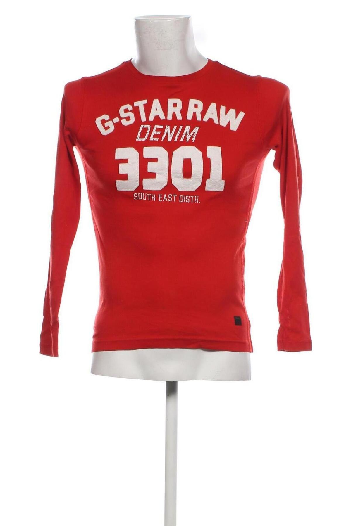 Ανδρική μπλούζα G-Star Raw, Μέγεθος S, Χρώμα Κόκκινο, Τιμή 29,44 €