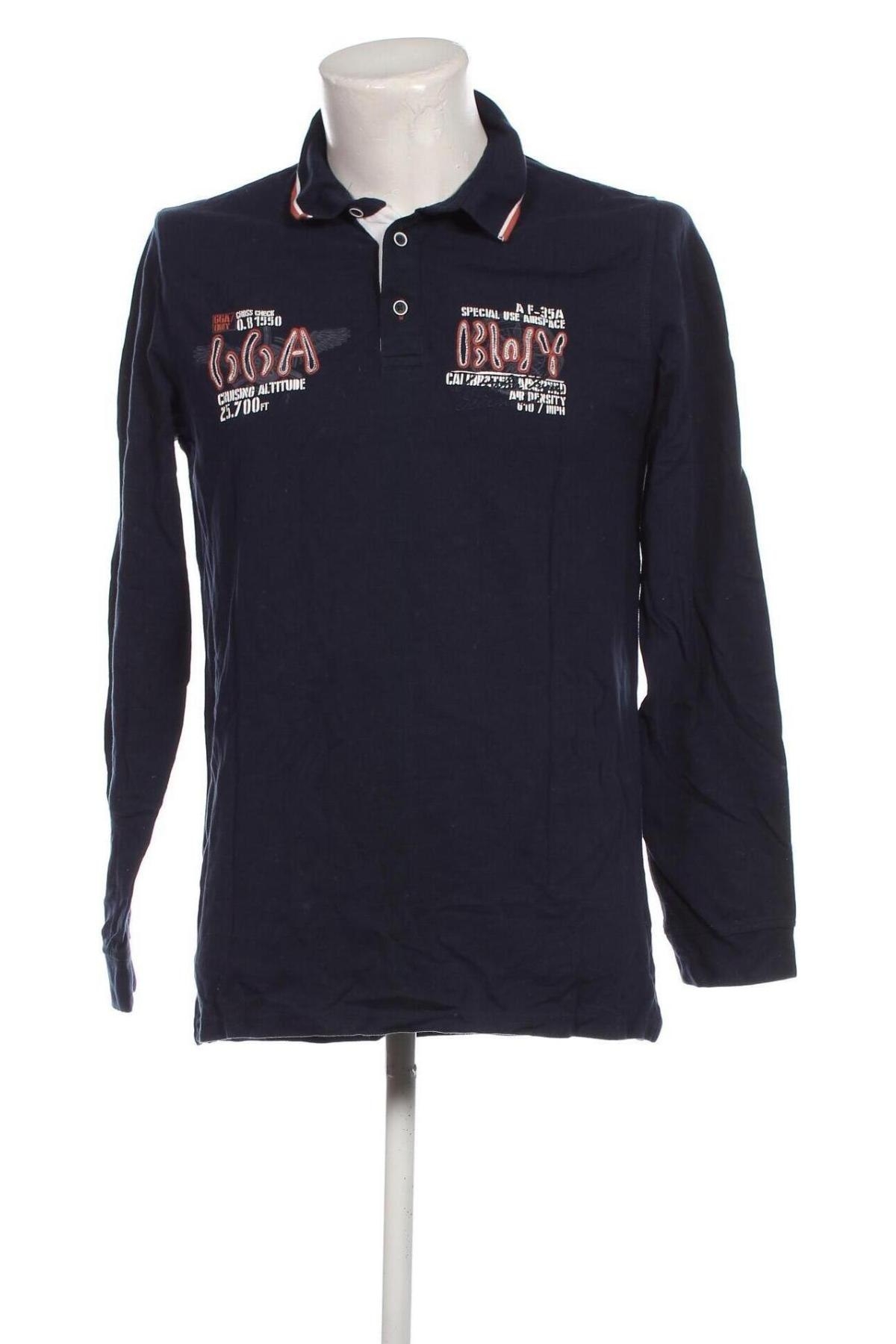 Ανδρική μπλούζα Livergy, Μέγεθος M, Χρώμα Μπλέ, Τιμή 3,88 €
