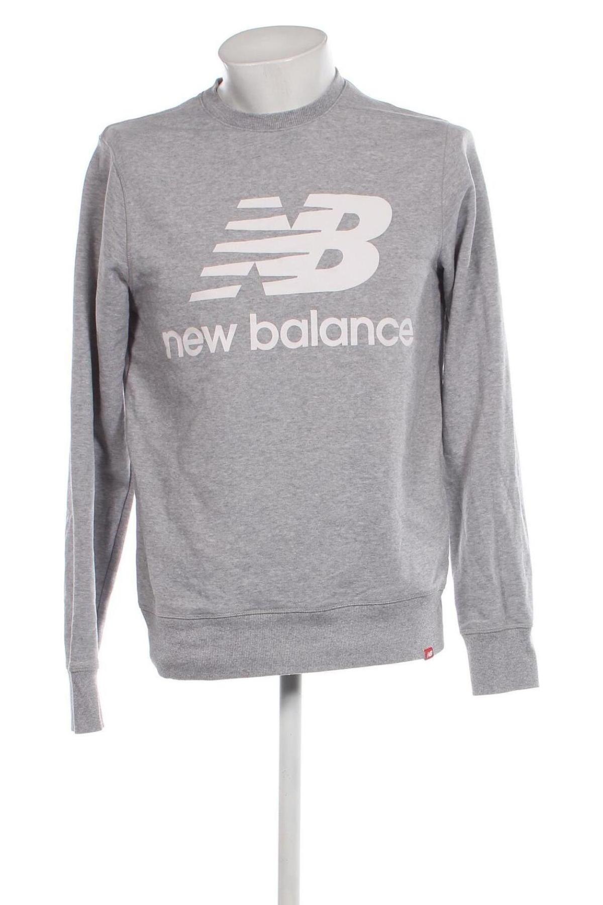 Ανδρική μπλούζα New Balance, Μέγεθος M, Χρώμα Γκρί, Τιμή 28,21 €