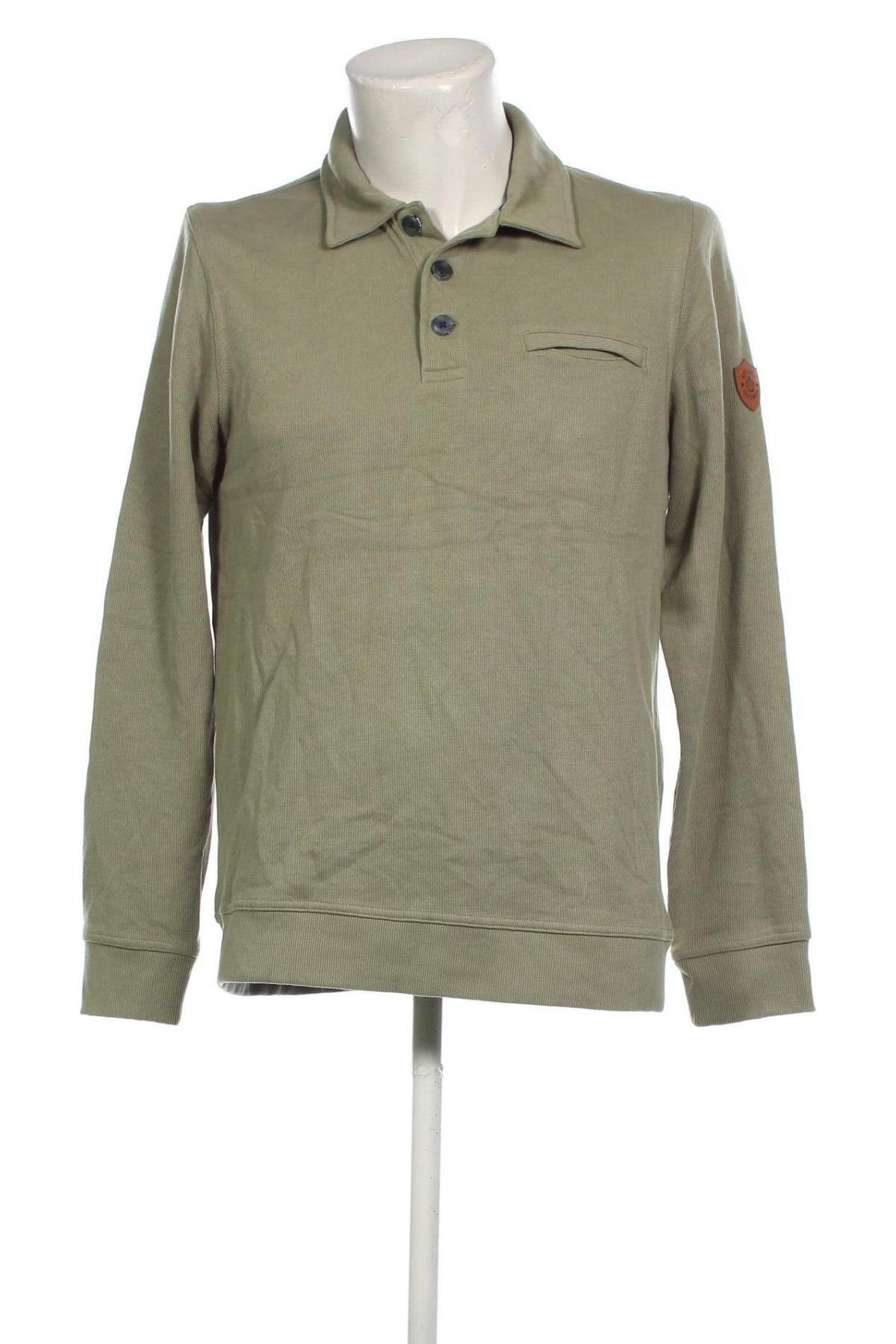 Herren Shirt Oklahoma Jeans, Größe M, Farbe Grün, Preis 4,88 €