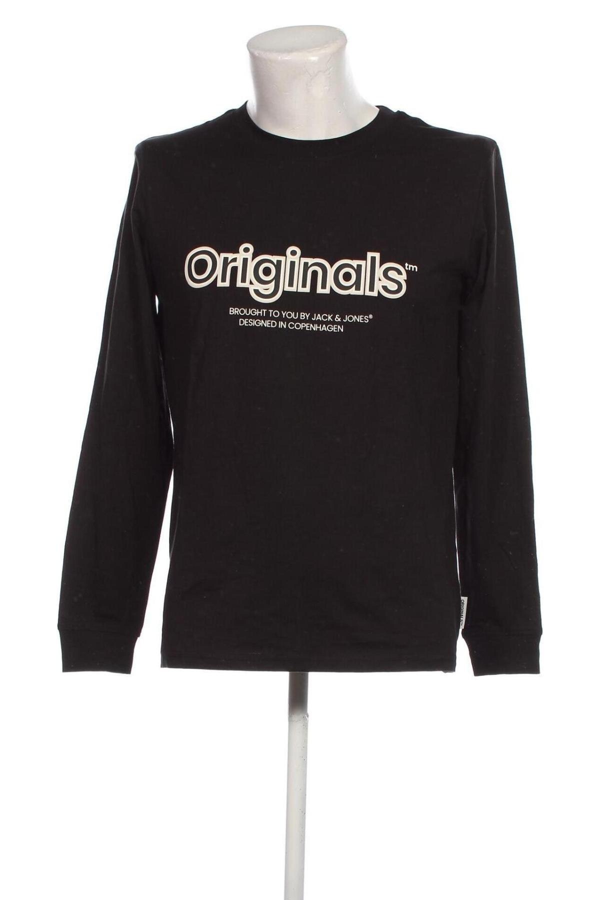 Мъжка блуза Originals By Jack & Jones, Размер L, Цвят Черен, Цена 46,00 лв.