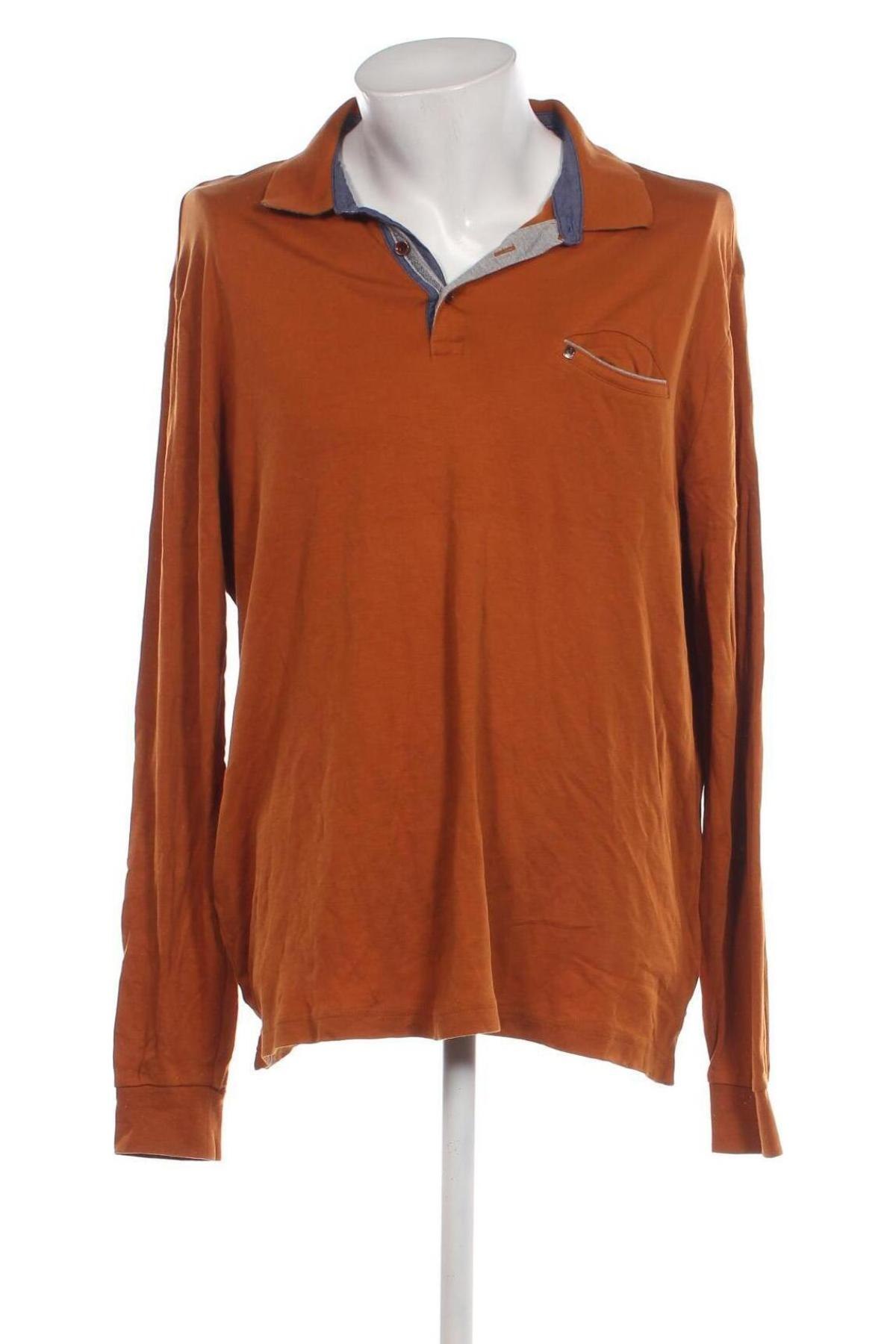 Мъжка блуза Pierre Cardin, Размер XXL, Цвят Кафяв, Цена 38,40 лв.