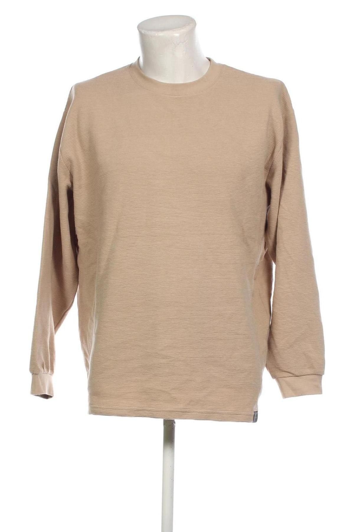 Herren Shirt Pull&Bear, Größe L, Farbe Beige, Preis 5,68 €