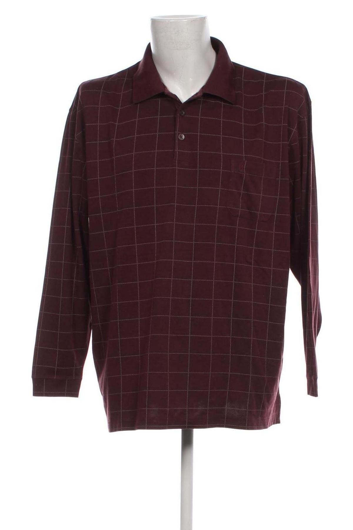 Мъжка блуза Ragman, Размер 3XL, Цвят Червен, Цена 18,90 лв.