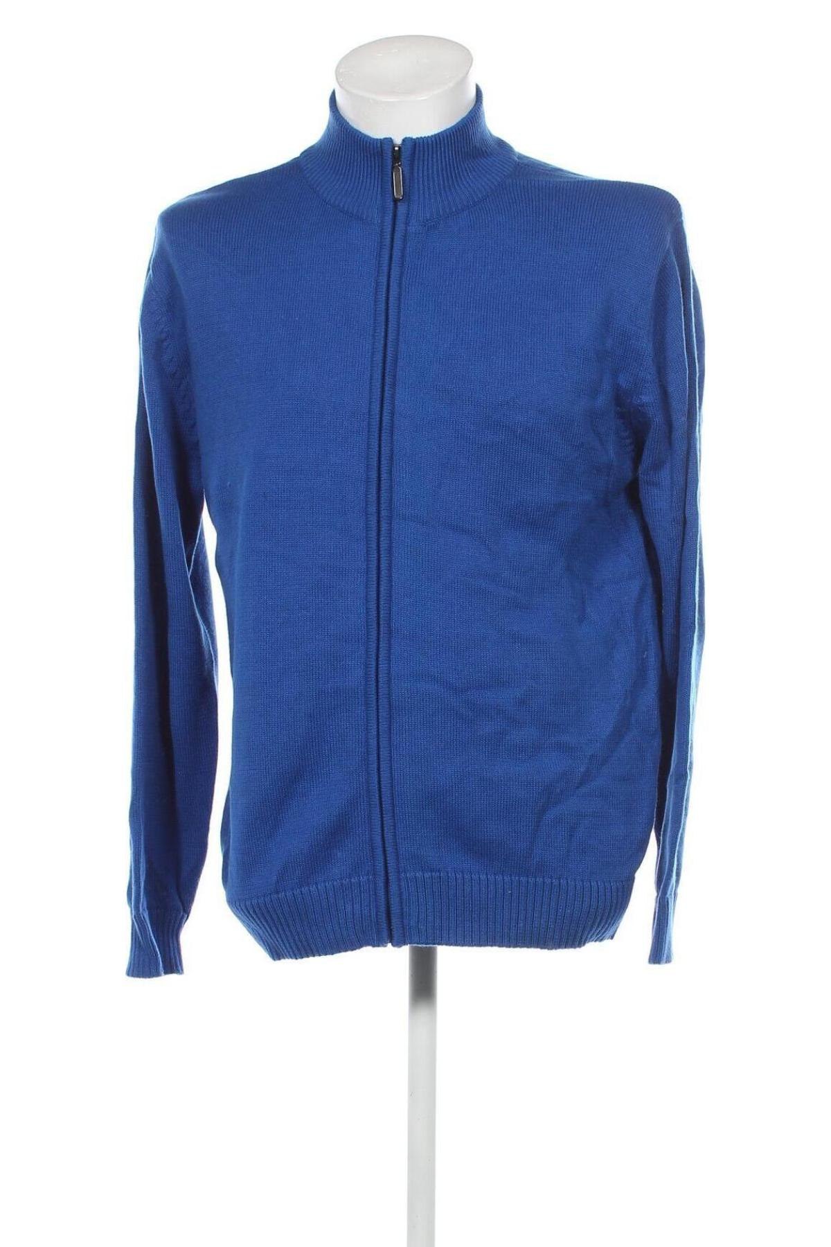 Herren Strickjacke Authentic Clothing Company, Größe L, Farbe Blau, Preis 20,18 €