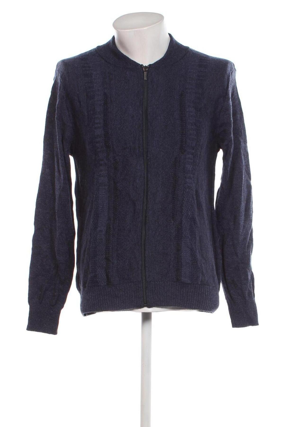 Herren Strickjacke Bexleys, Größe M, Farbe Blau, Preis 16,70 €