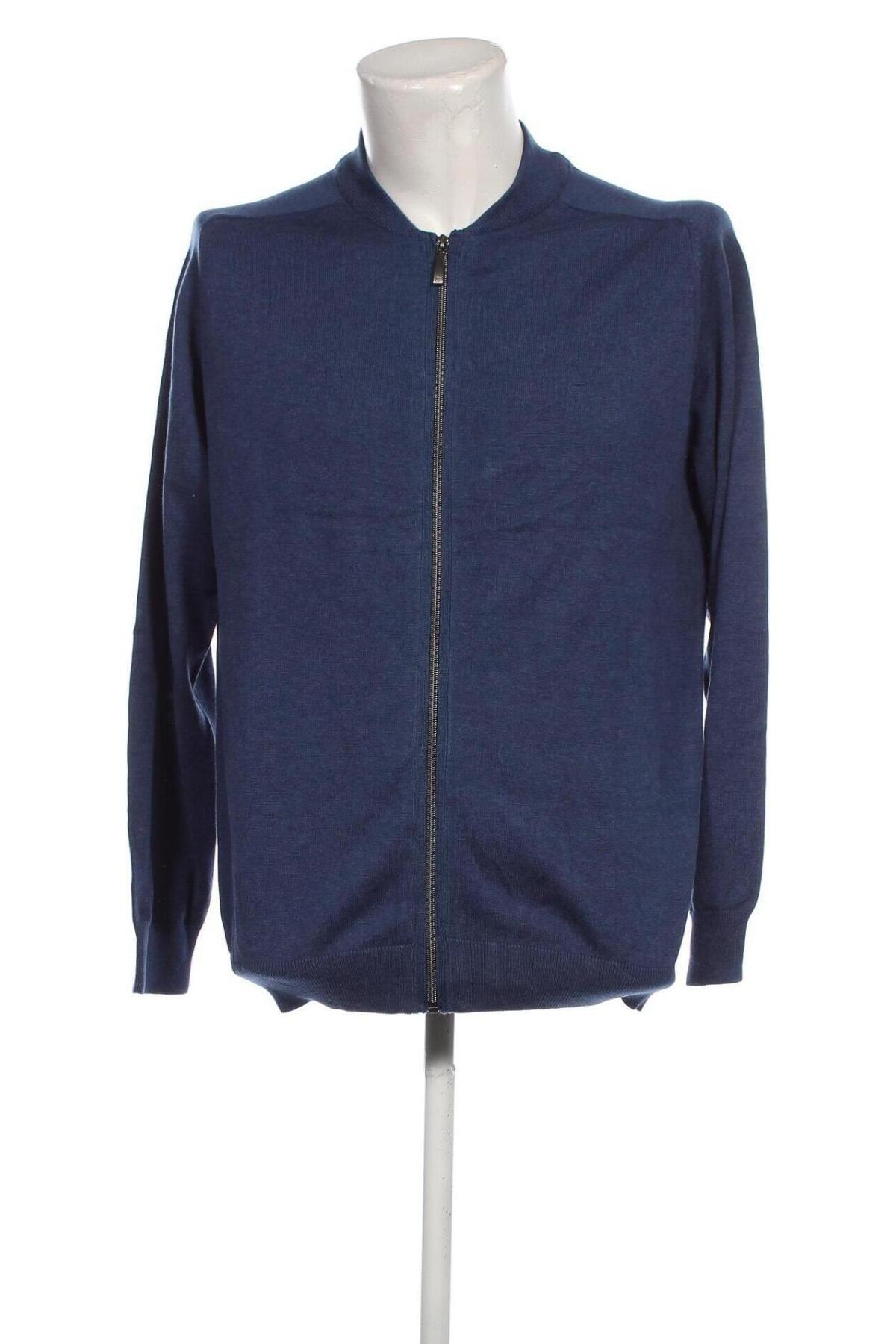 Herren Strickjacke Casa Moda, Größe L, Farbe Blau, Preis € 15,49