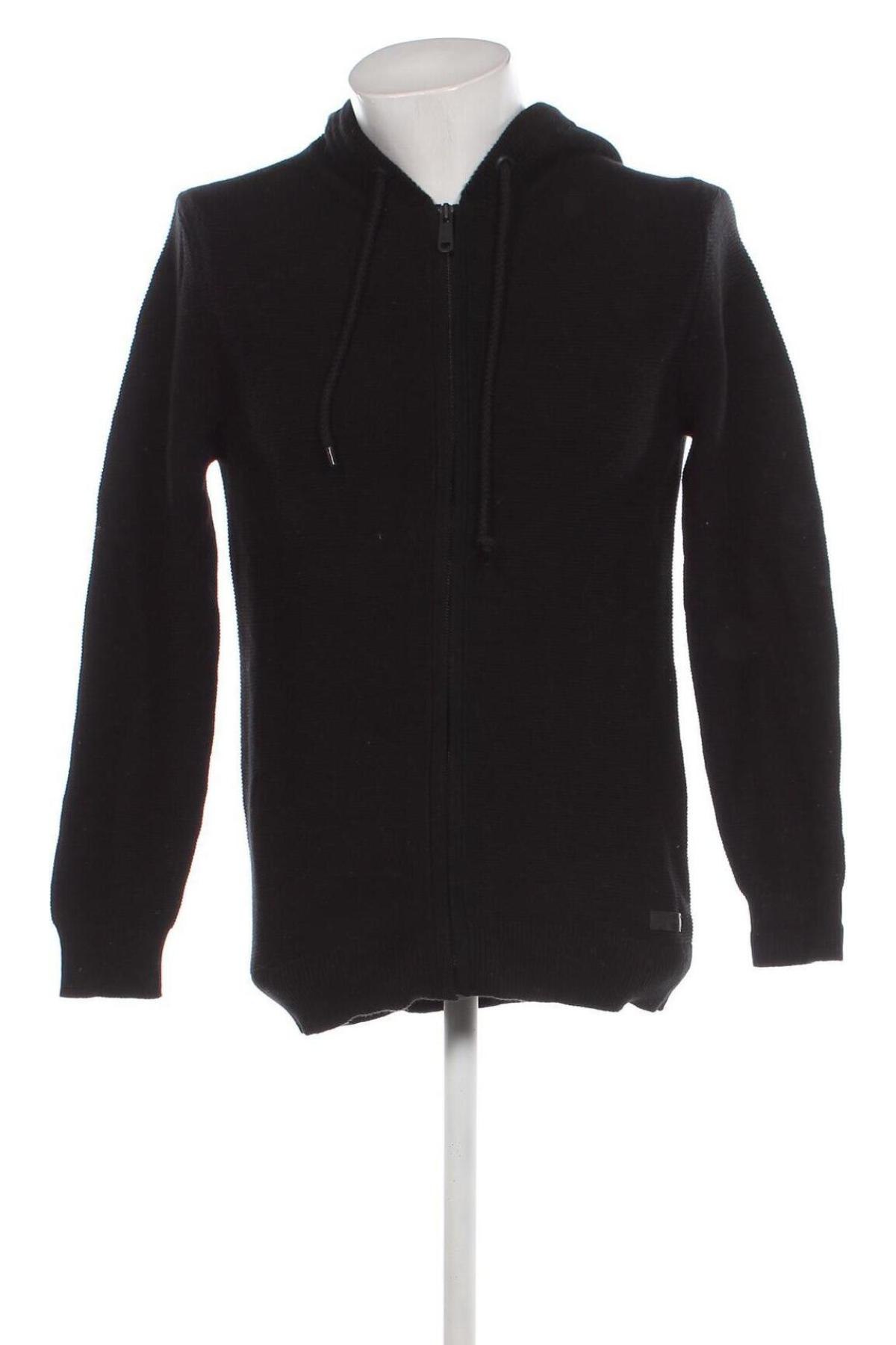 Jachetă tricotată de bărbați Esprit, Mărime M, Culoare Negru, Preț 30,00 Lei