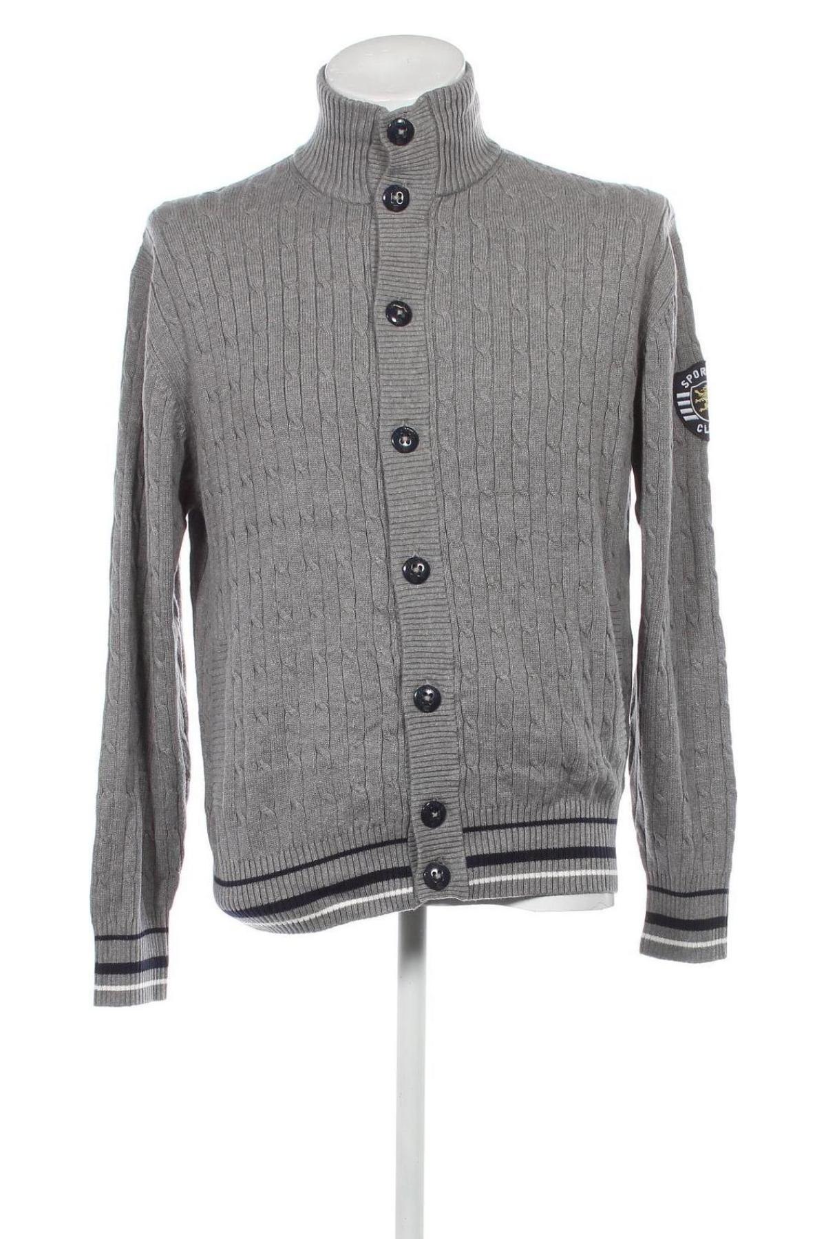 Herren Strickjacke McNeal, Größe L, Farbe Grau, Preis 16,70 €