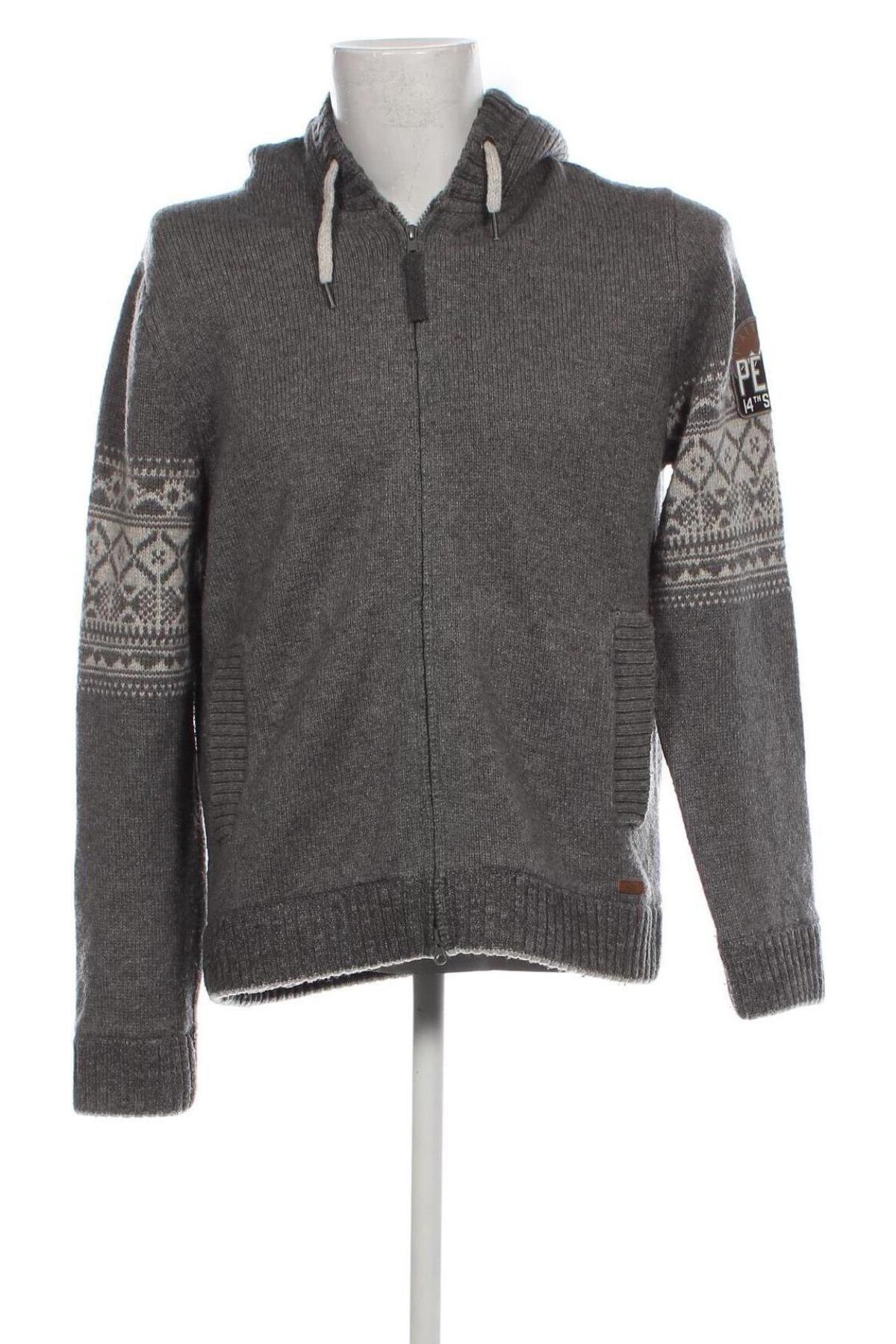 Herren Strickjacke S.Oliver, Größe L, Farbe Grau, Preis 15,70 €