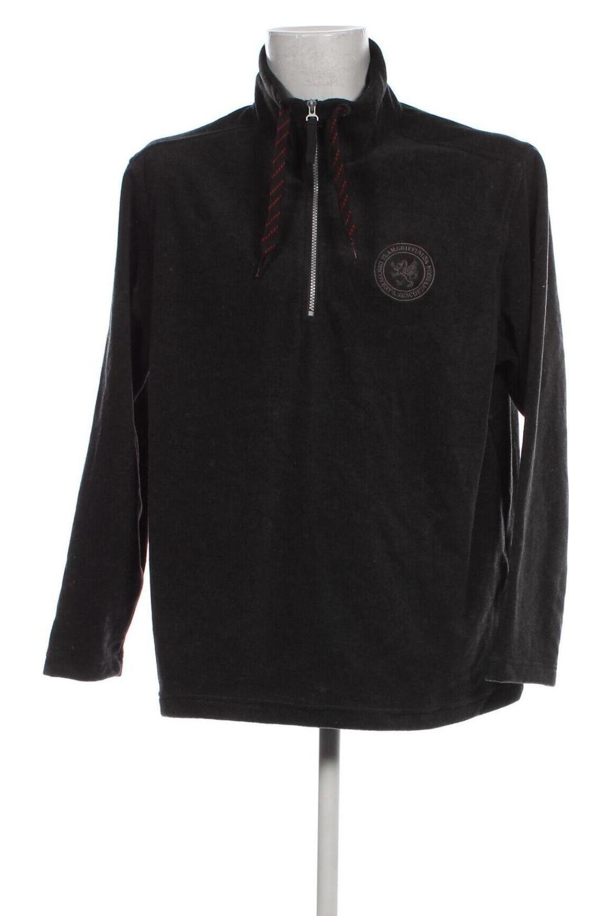 Ανδρική μπλούζα fleece Luciano, Μέγεθος XL, Χρώμα Γκρί, Τιμή 6,68 €