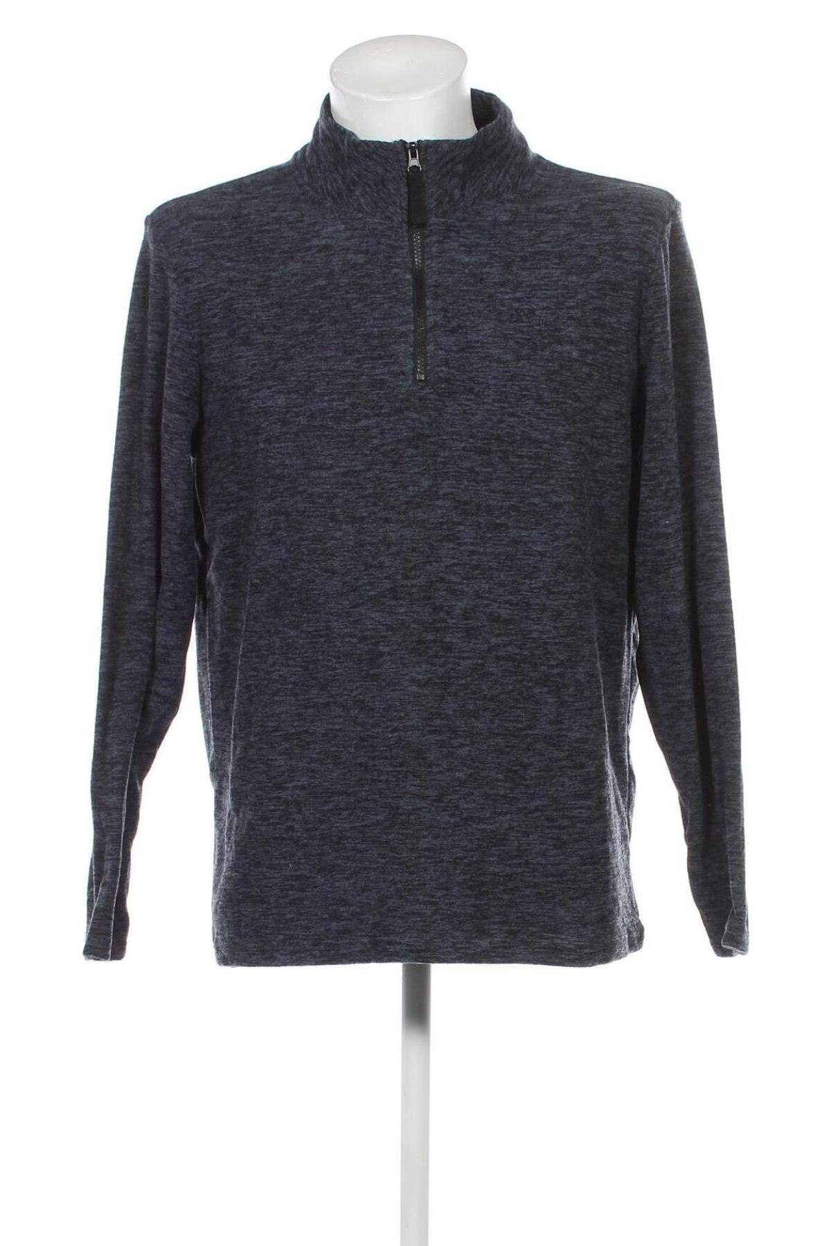 Ανδρική μπλούζα fleece X-Mail, Μέγεθος L, Χρώμα Μπλέ, Τιμή 6,46 €