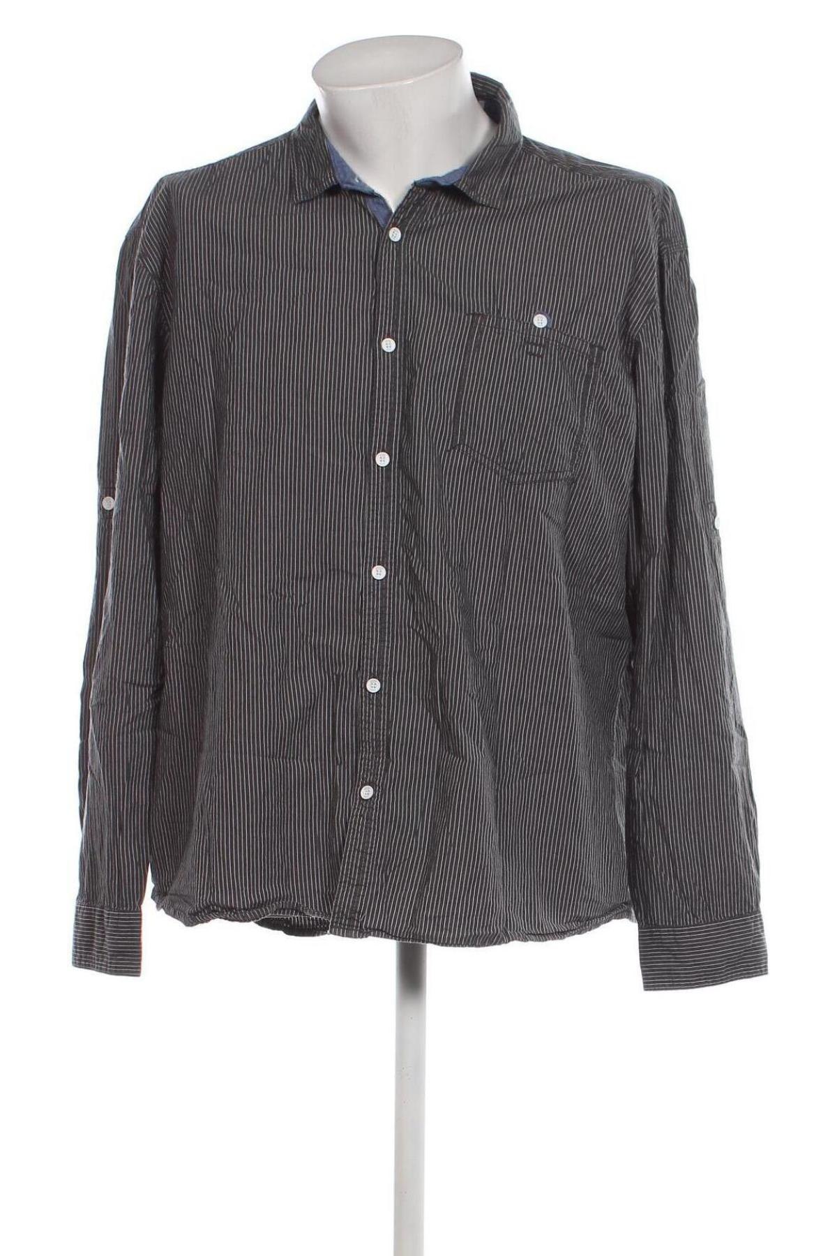 Ανδρικό πουκάμισο Angelo Litrico, Μέγεθος 3XL, Χρώμα Γκρί, Τιμή 17,04 €