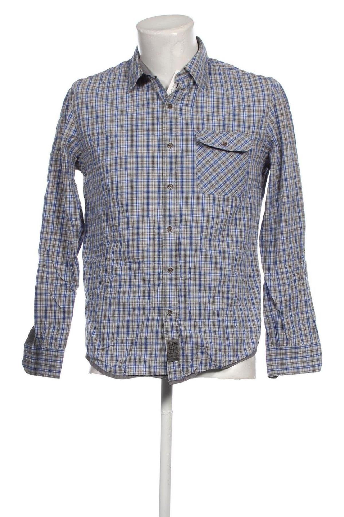Ανδρικό πουκάμισο Calvin Klein Jeans, Μέγεθος M, Χρώμα Πολύχρωμο, Τιμή 30,83 €