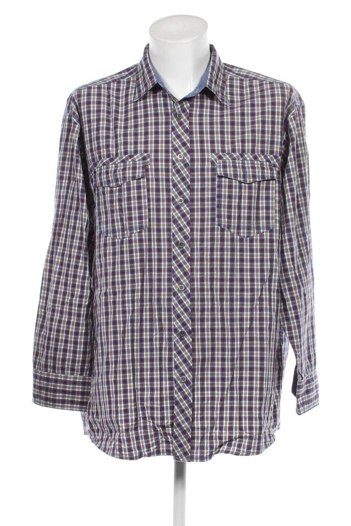Ανδρικό πουκάμισο Canda, Μέγεθος XXL, Χρώμα Πολύχρωμο, Τιμή 4,66 €