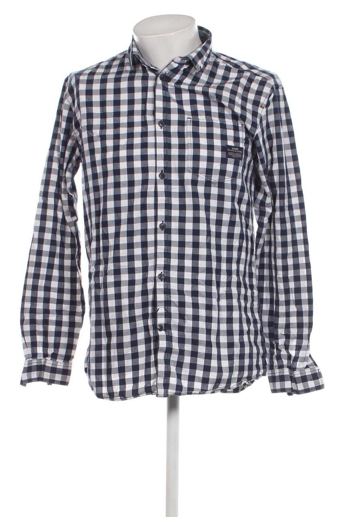 Мъжка риза Core By Jack & Jones, Размер L, Цвят Многоцветен, Цена 12,24 лв.