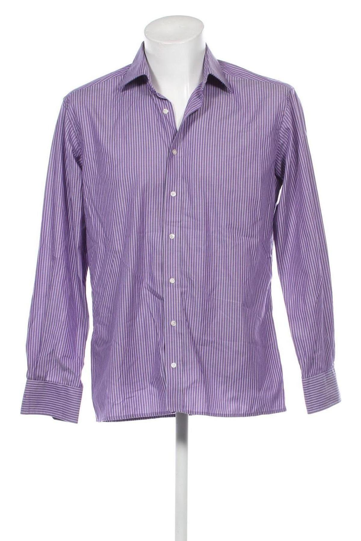 Ανδρικό πουκάμισο Eterna, Μέγεθος L, Χρώμα Βιολετί, Τιμή 22,45 €