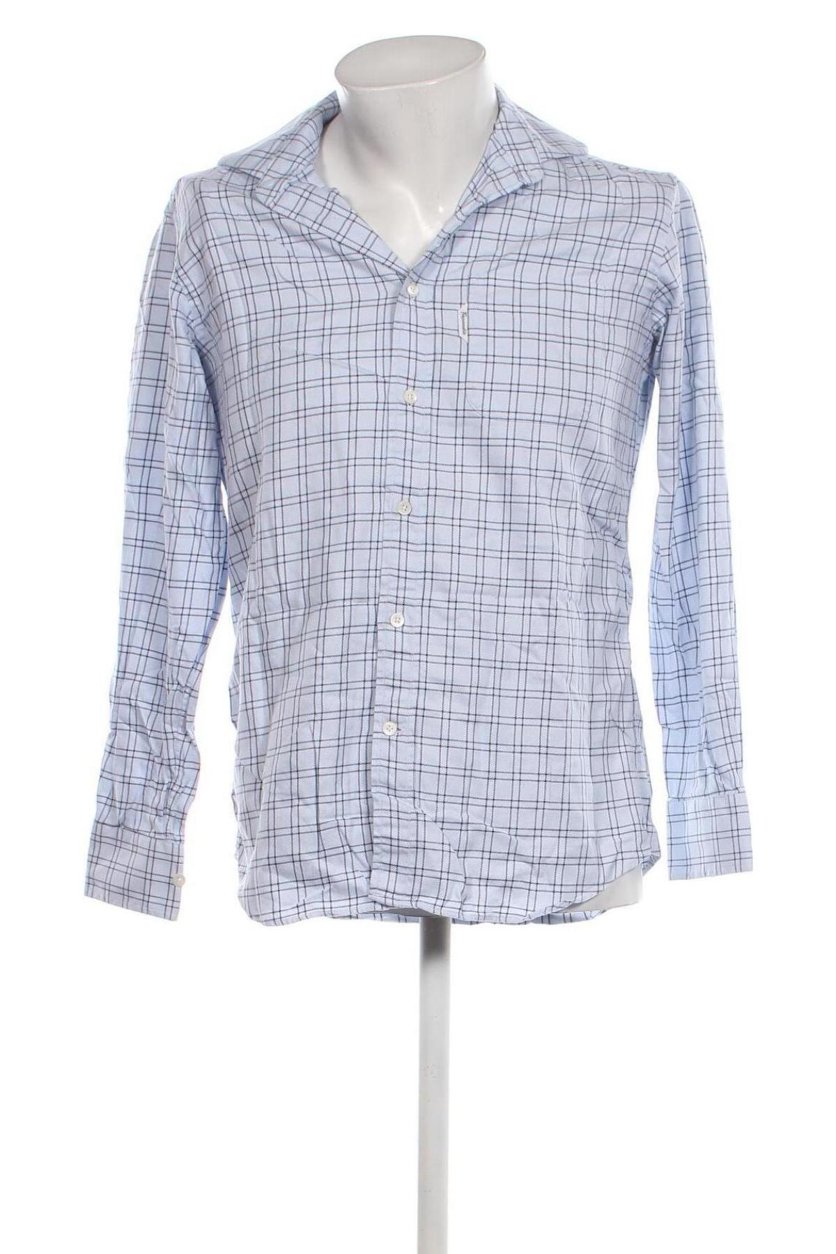 Ανδρικό πουκάμισο Faconnable, Μέγεθος S, Χρώμα Μπλέ, Τιμή 52,38 €