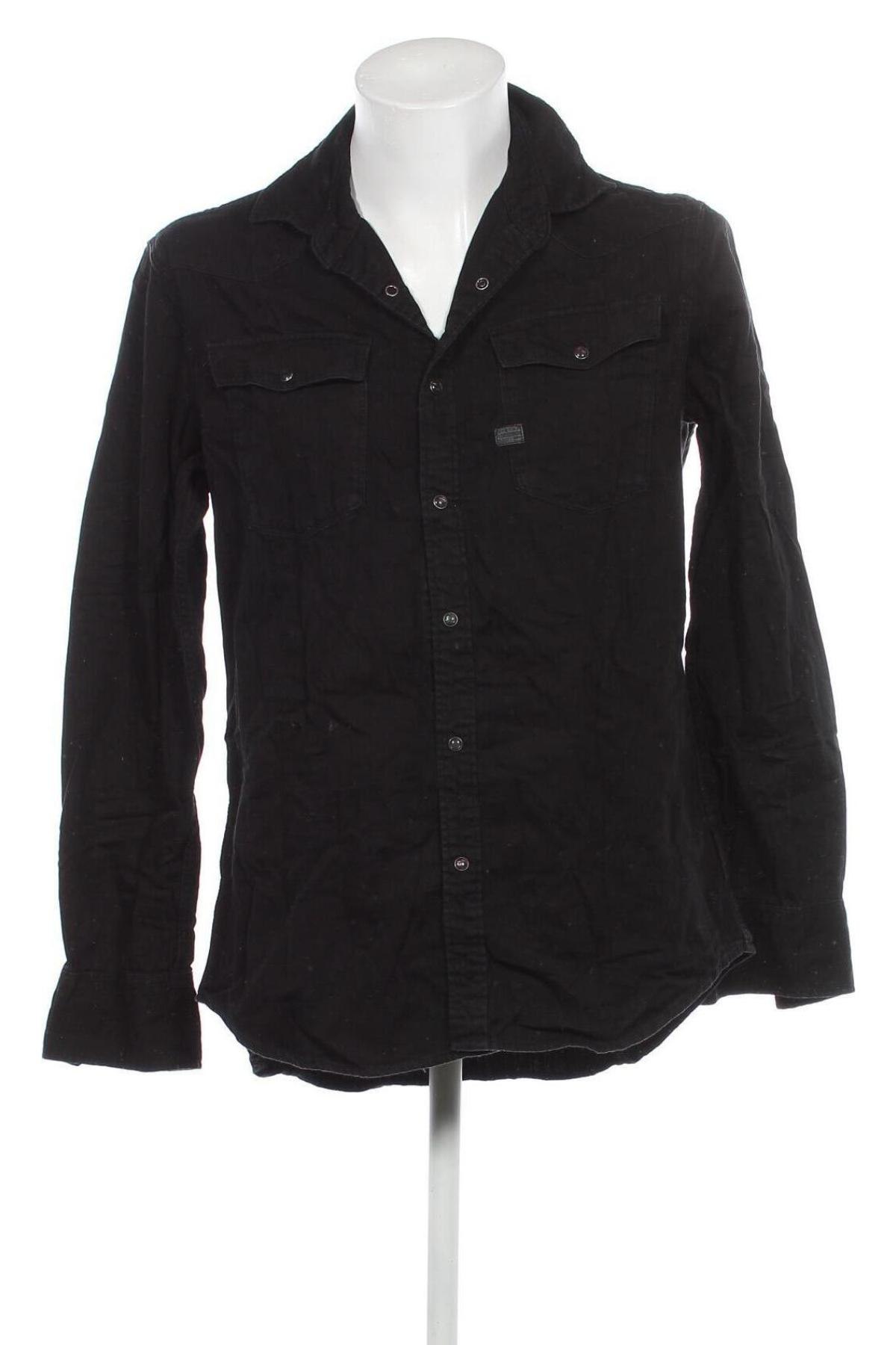 Herrenhemd G-Star Raw, Größe L, Farbe Schwarz, Preis € 49,58