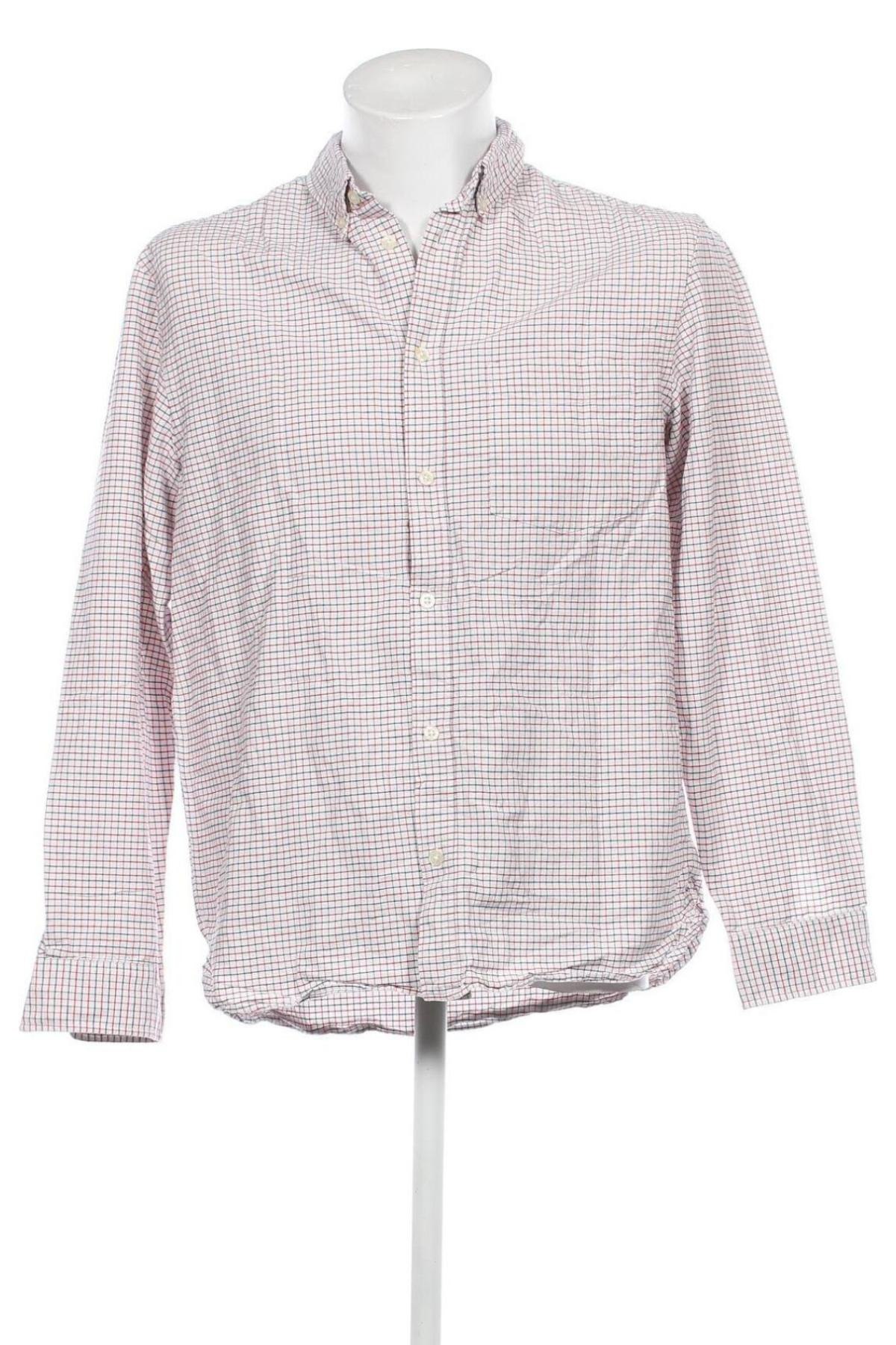 Herrenhemd H&M L.O.G.G., Größe L, Farbe Weiß, Preis 3,43 €