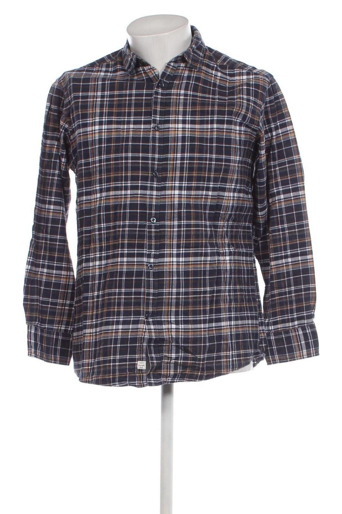 Ανδρικό πουκάμισο Hand Crafted, Μέγεθος L, Χρώμα Πολύχρωμο, Τιμή 3,59 €