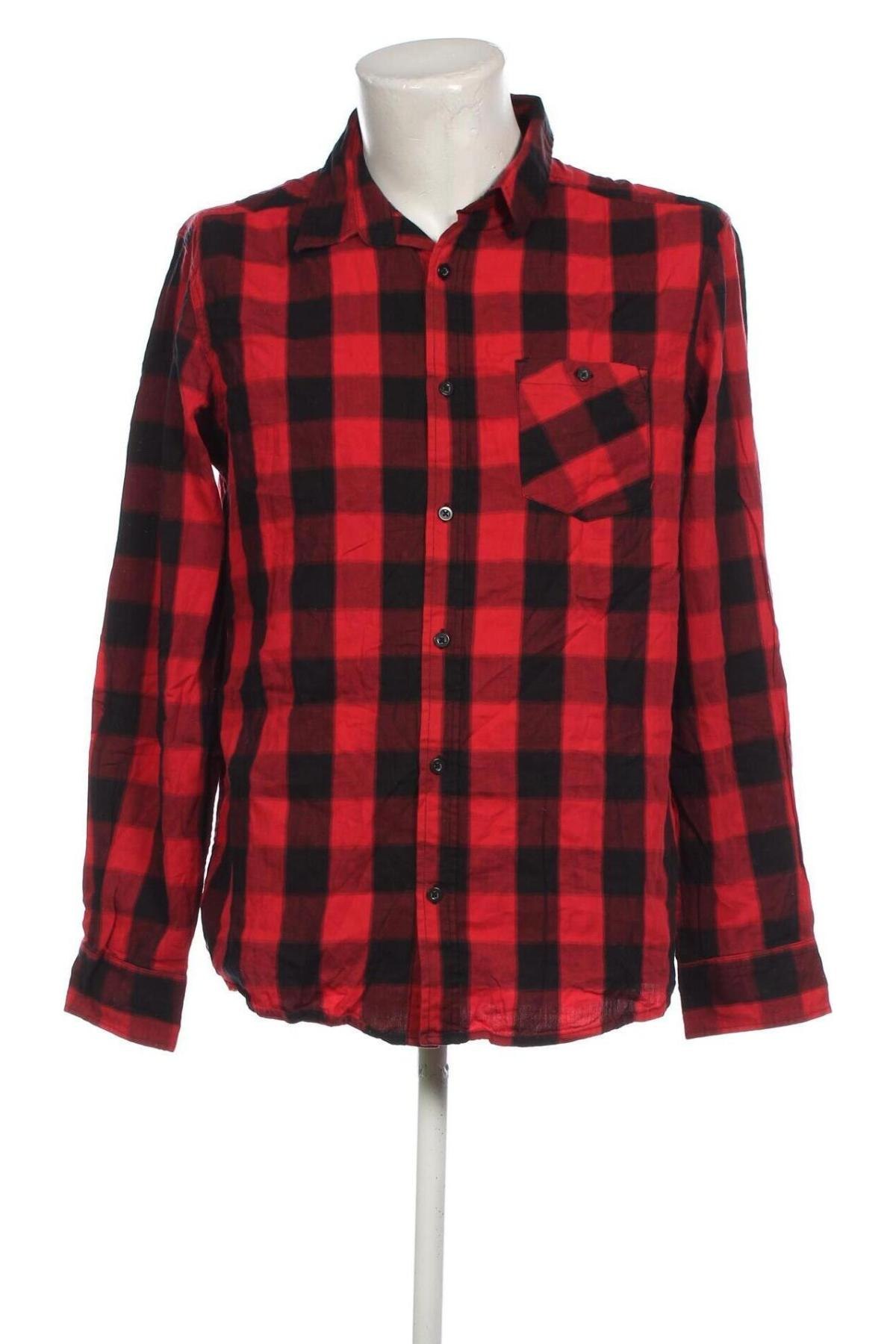 Herrenhemd Identic, Größe XL, Farbe Rot, Preis € 6,66