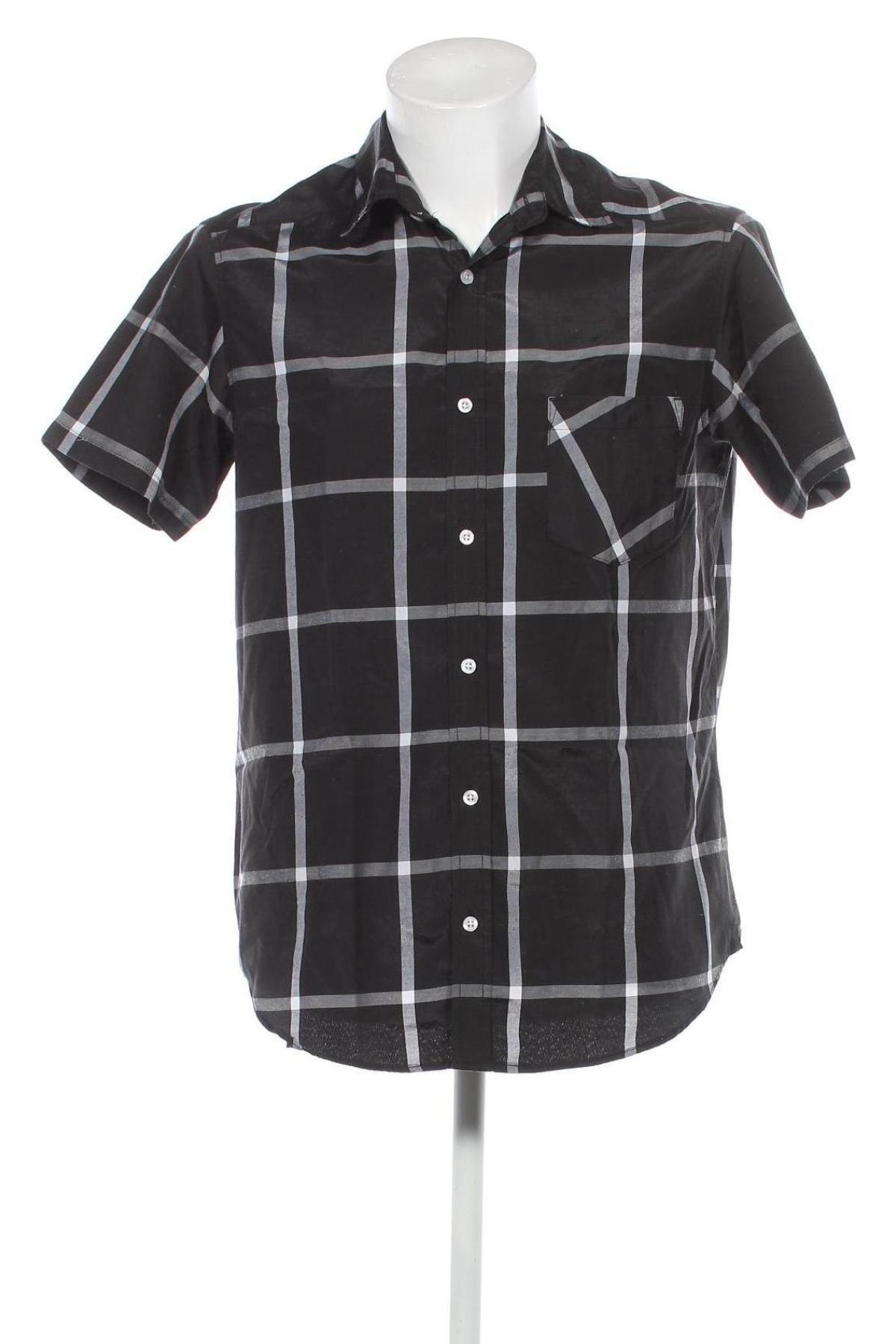 Ανδρικό πουκάμισο Identic, Μέγεθος L, Χρώμα Μαύρο, Τιμή 15,00 €