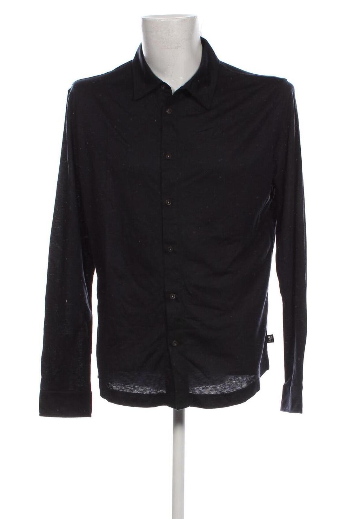 Мъжка риза Lab Pal Zileri, Размер L, Цвят Черен, Цена 172,80 лв.