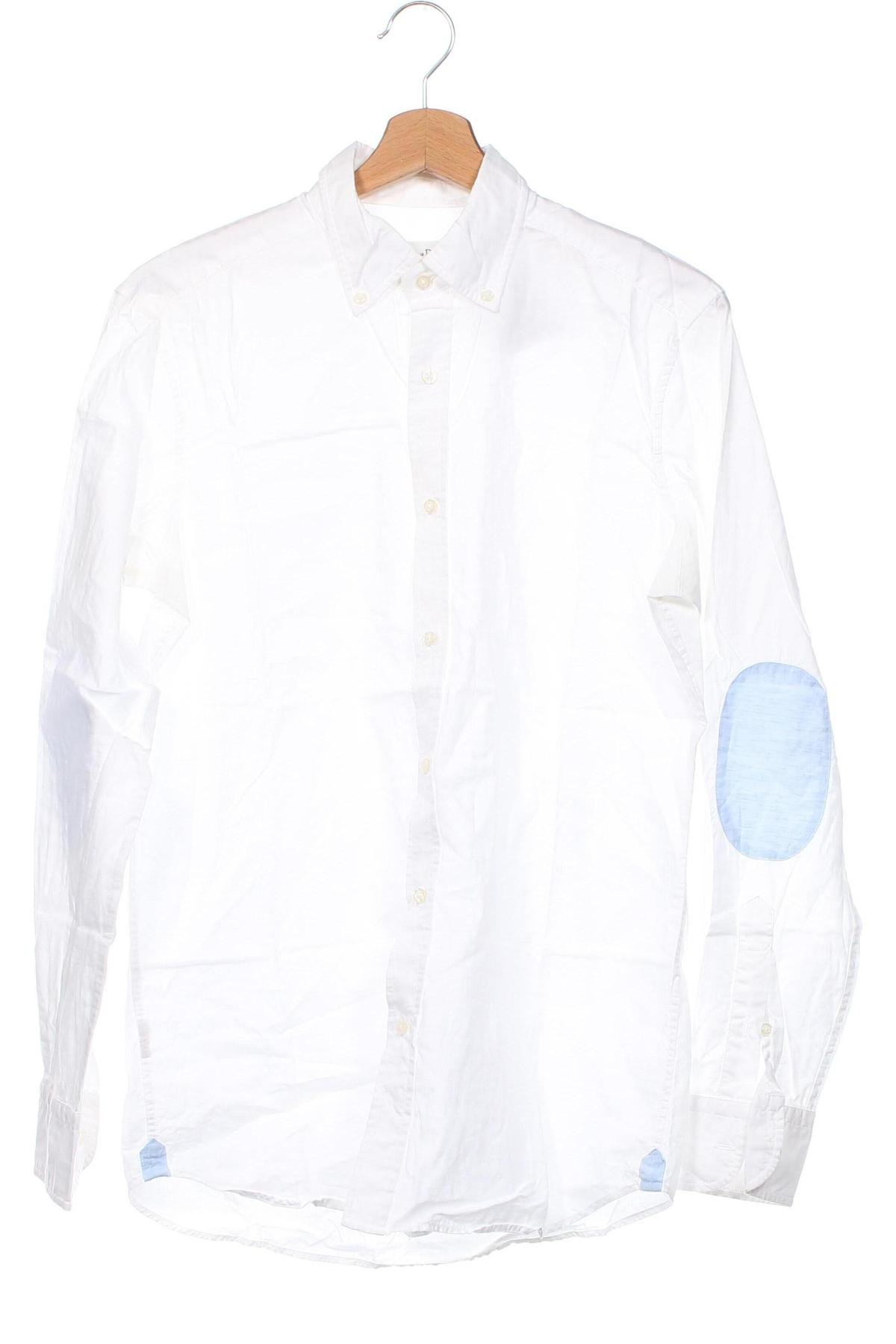 Мъжка риза Massimo Dutti, Размер S, Цвят Бял, Цена 70,56 лв.