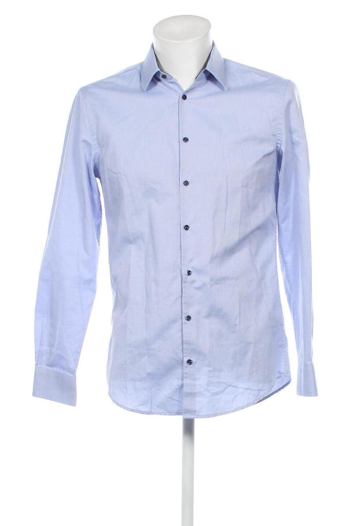 Ανδρικό πουκάμισο Montego, Μέγεθος M, Χρώμα Μπλέ, Τιμή 14,84 €