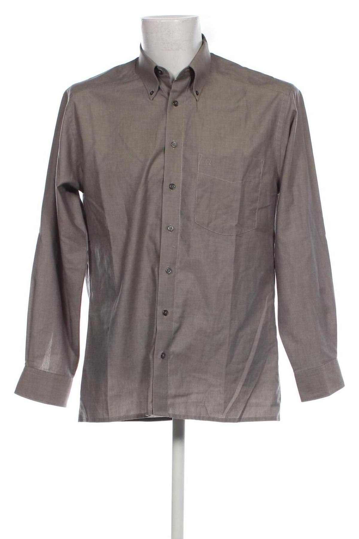 Ανδρικό πουκάμισο Olymp, Μέγεθος XL, Χρώμα Γκρί, Τιμή 19,04 €