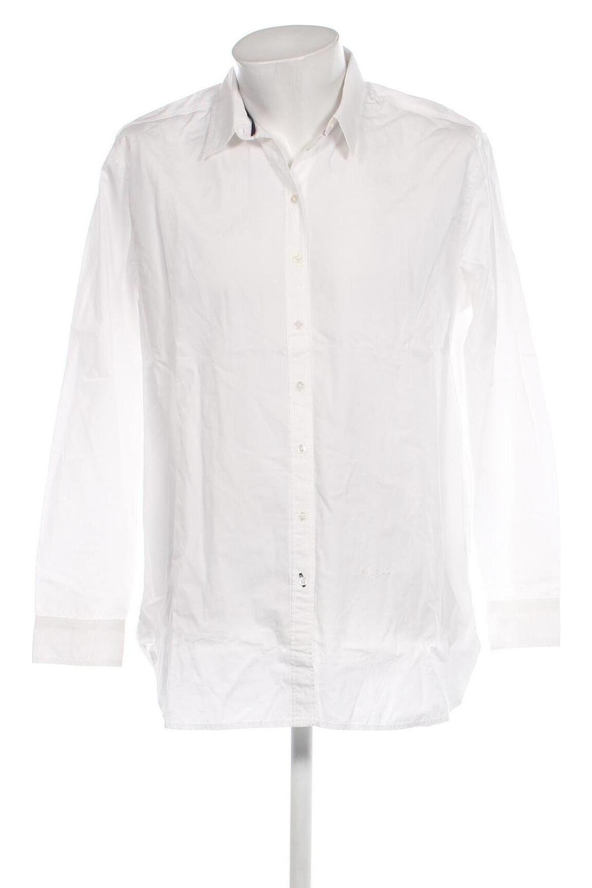 Ανδρικό πουκάμισο Pepe Jeans, Μέγεθος XL, Χρώμα Λευκό, Τιμή 54,33 €