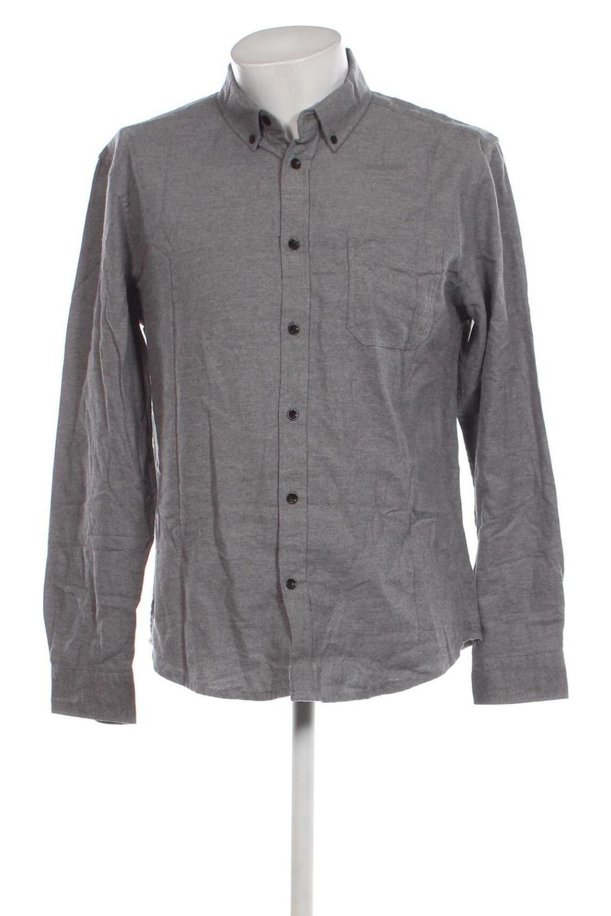 Ανδρικό πουκάμισο Primark, Μέγεθος L, Χρώμα Γκρί, Τιμή 4,66 €