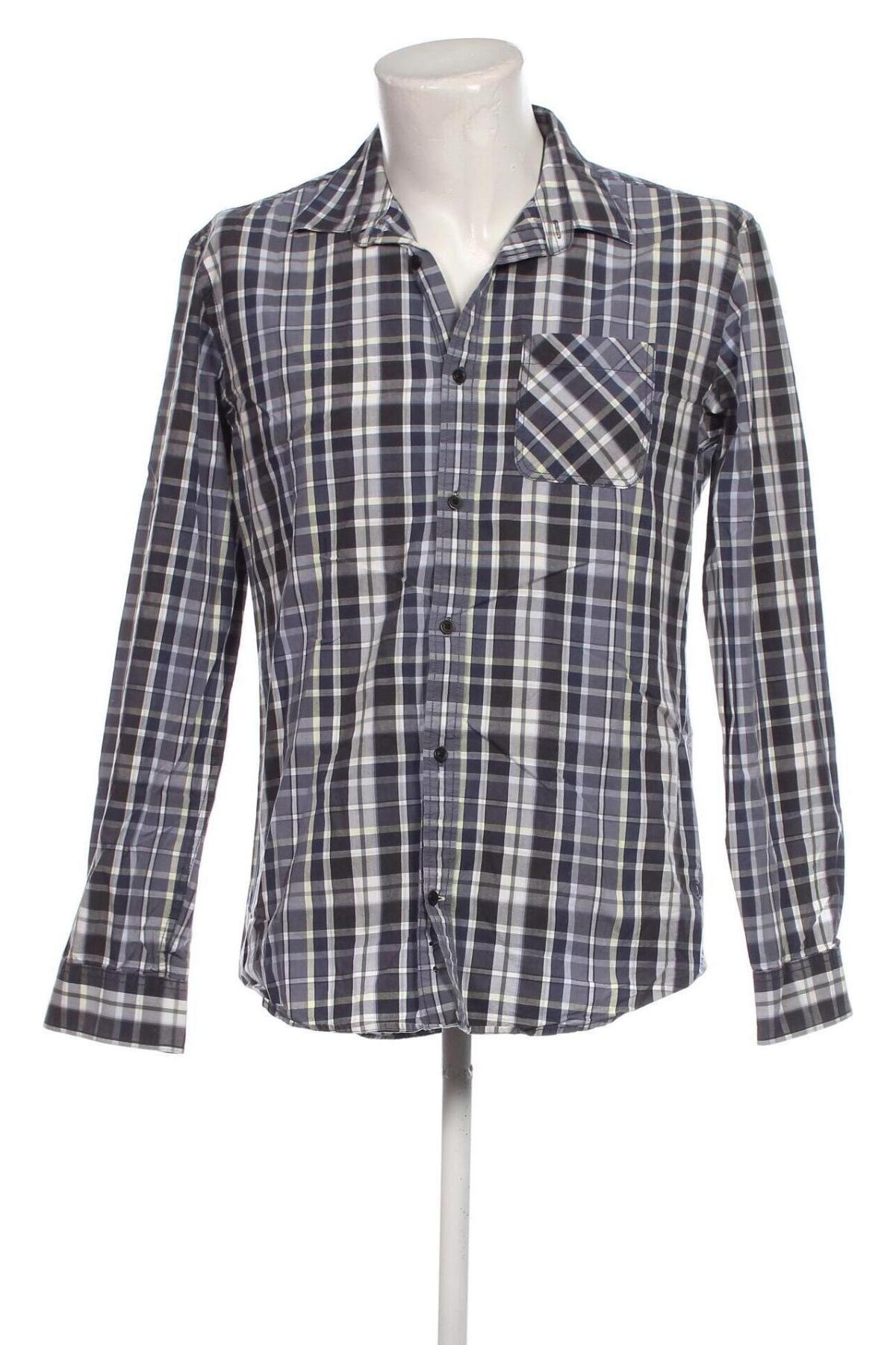 Ανδρικό πουκάμισο S.Oliver, Μέγεθος L, Χρώμα Πολύχρωμο, Τιμή 3,79 €