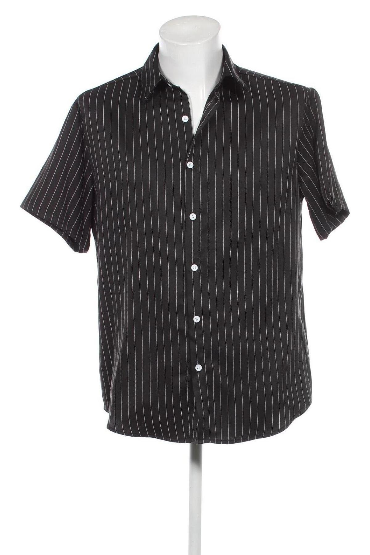 Herrenhemd SHEIN, Größe M, Farbe Schwarz, Preis € 7,57