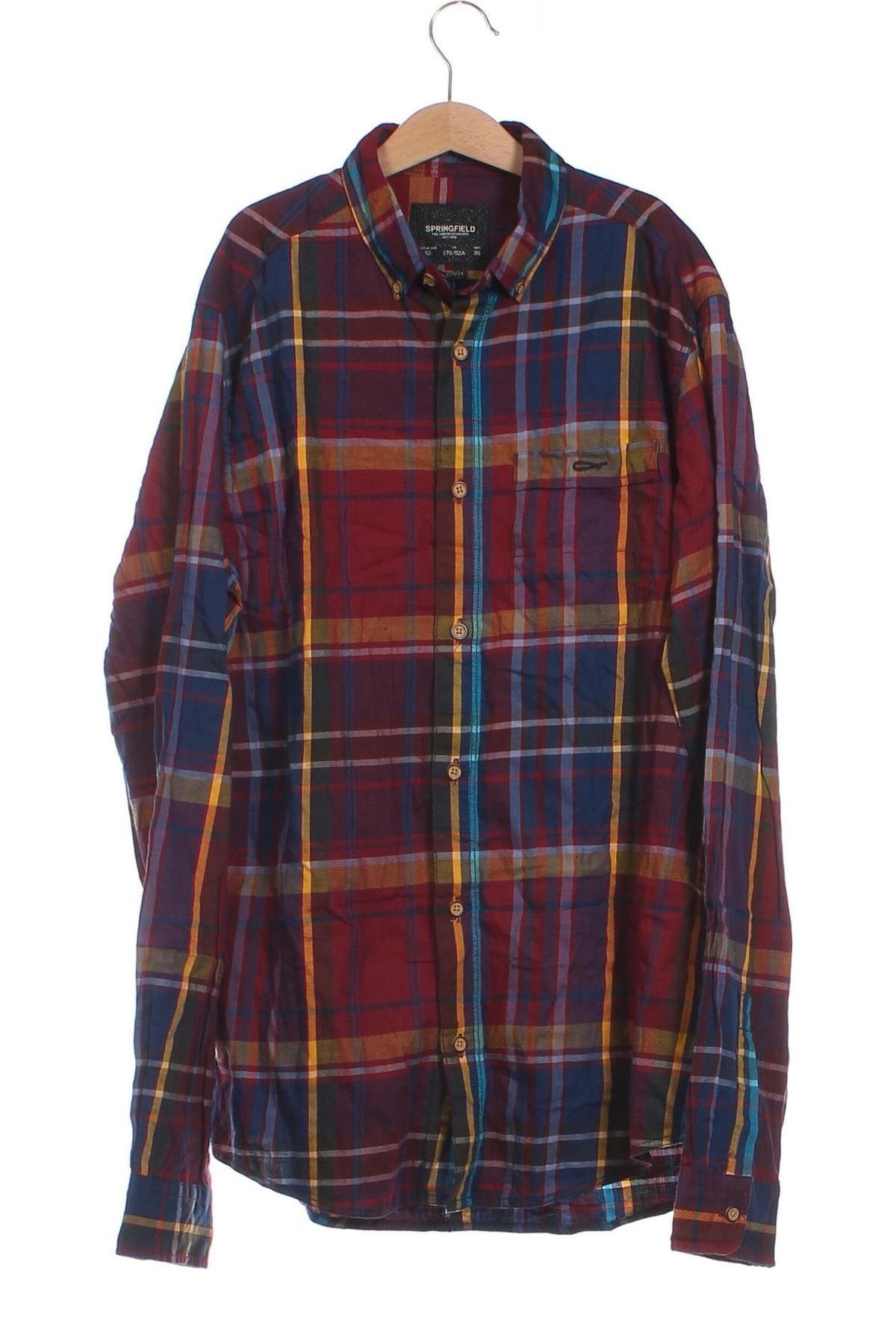 Herrenhemd Springfield, Größe S, Farbe Mehrfarbig, Preis € 23,66