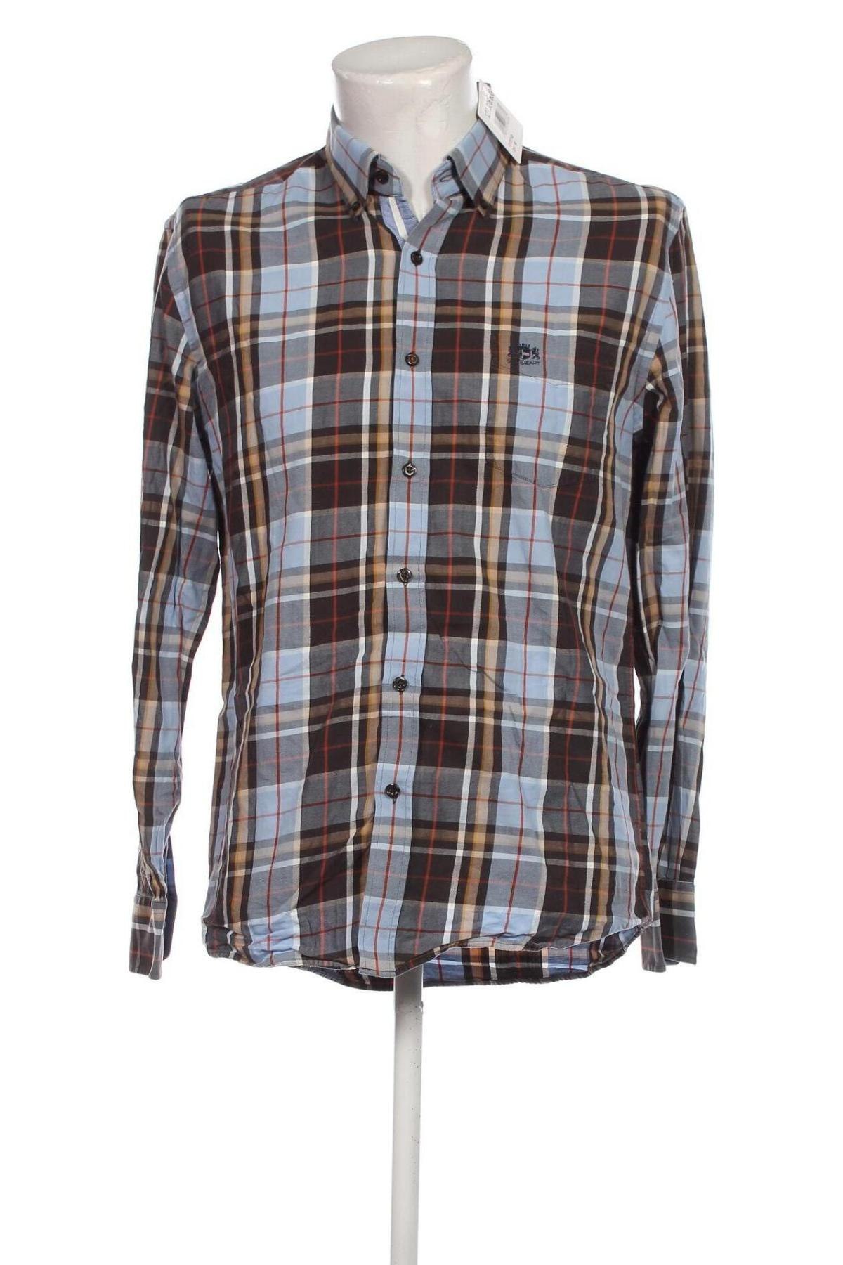 Ανδρικό πουκάμισο State Of Art, Μέγεθος L, Χρώμα Πολύχρωμο, Τιμή 20,07 €