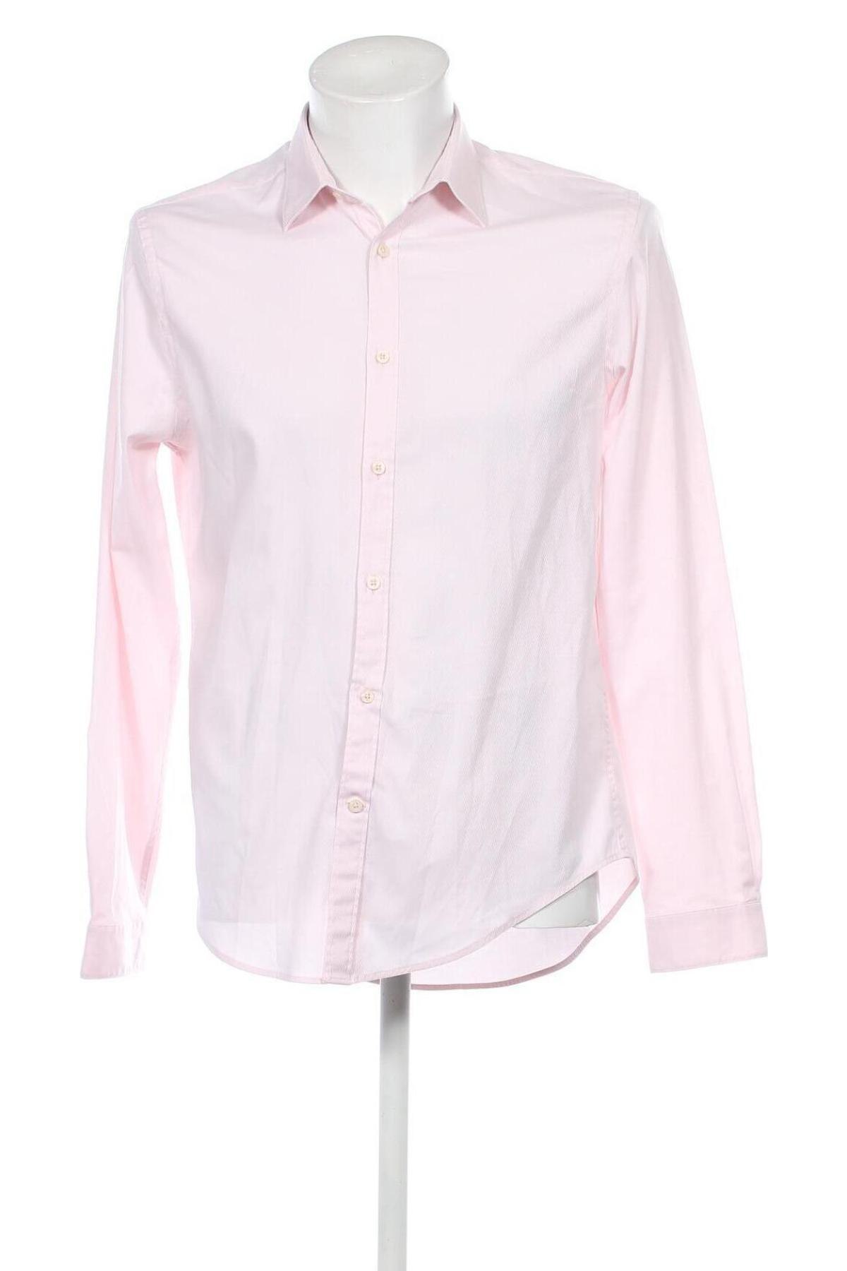 Ανδρικό πουκάμισο Zara Man, Μέγεθος L, Χρώμα Ρόζ , Τιμή 17,44 €