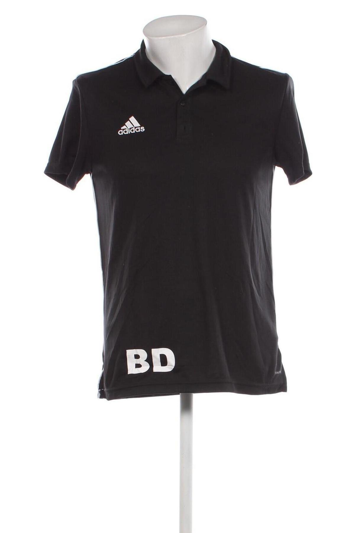 Herren T-Shirt Adidas, Größe M, Farbe Schwarz, Preis € 18,79