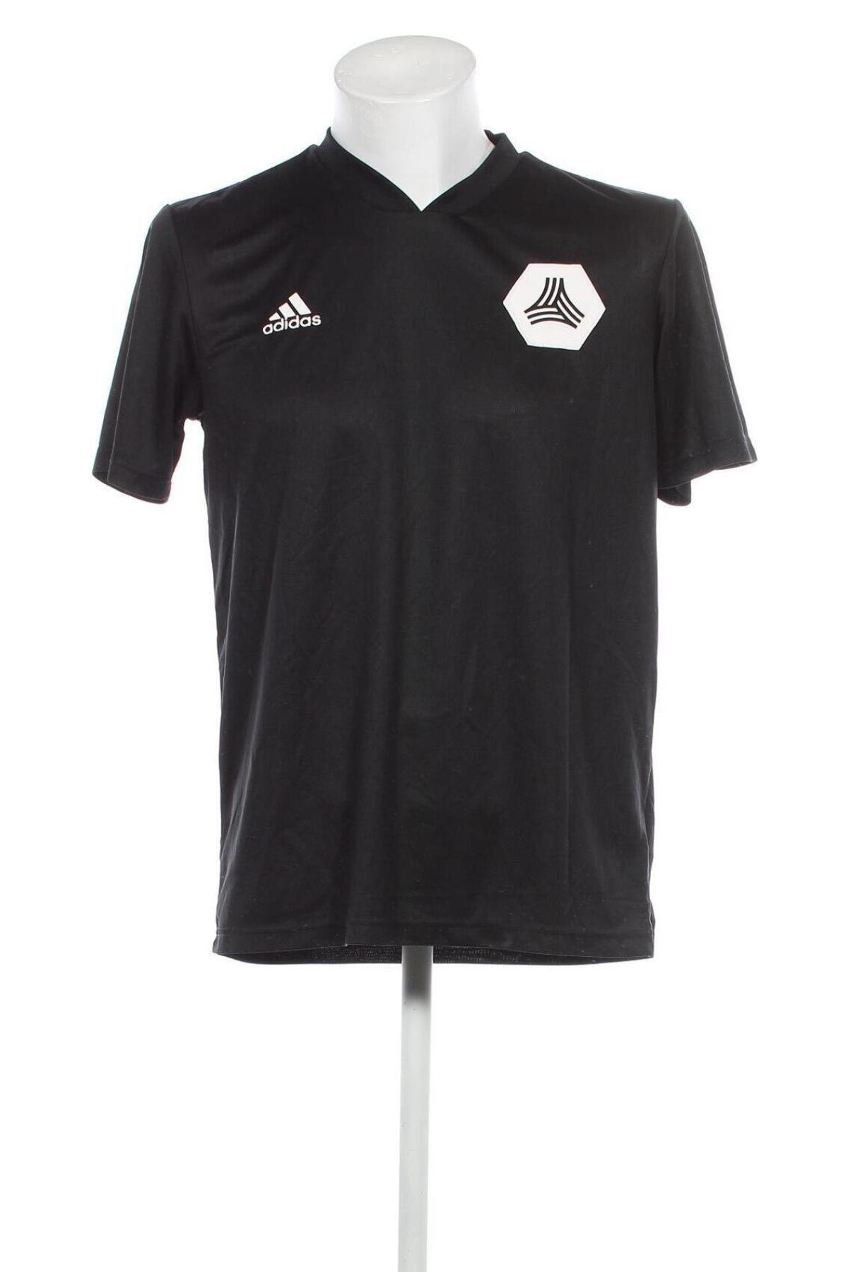 Herren T-Shirt Adidas, Größe L, Farbe Schwarz, Preis € 18,79